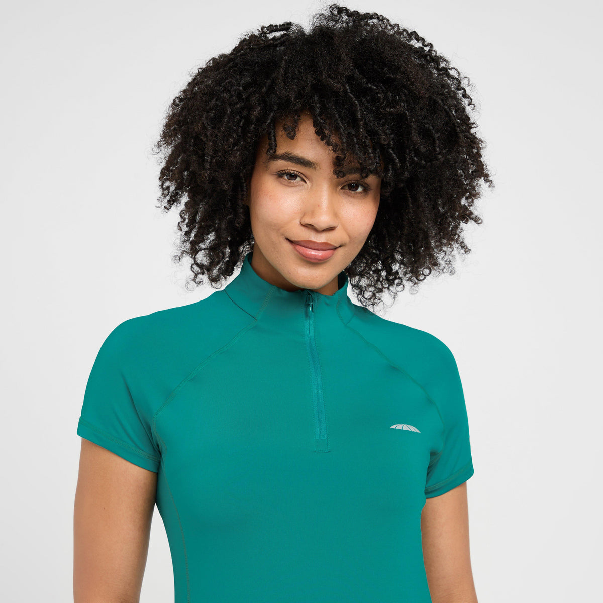 Womens Prime Short Sleeved Top Turquoise