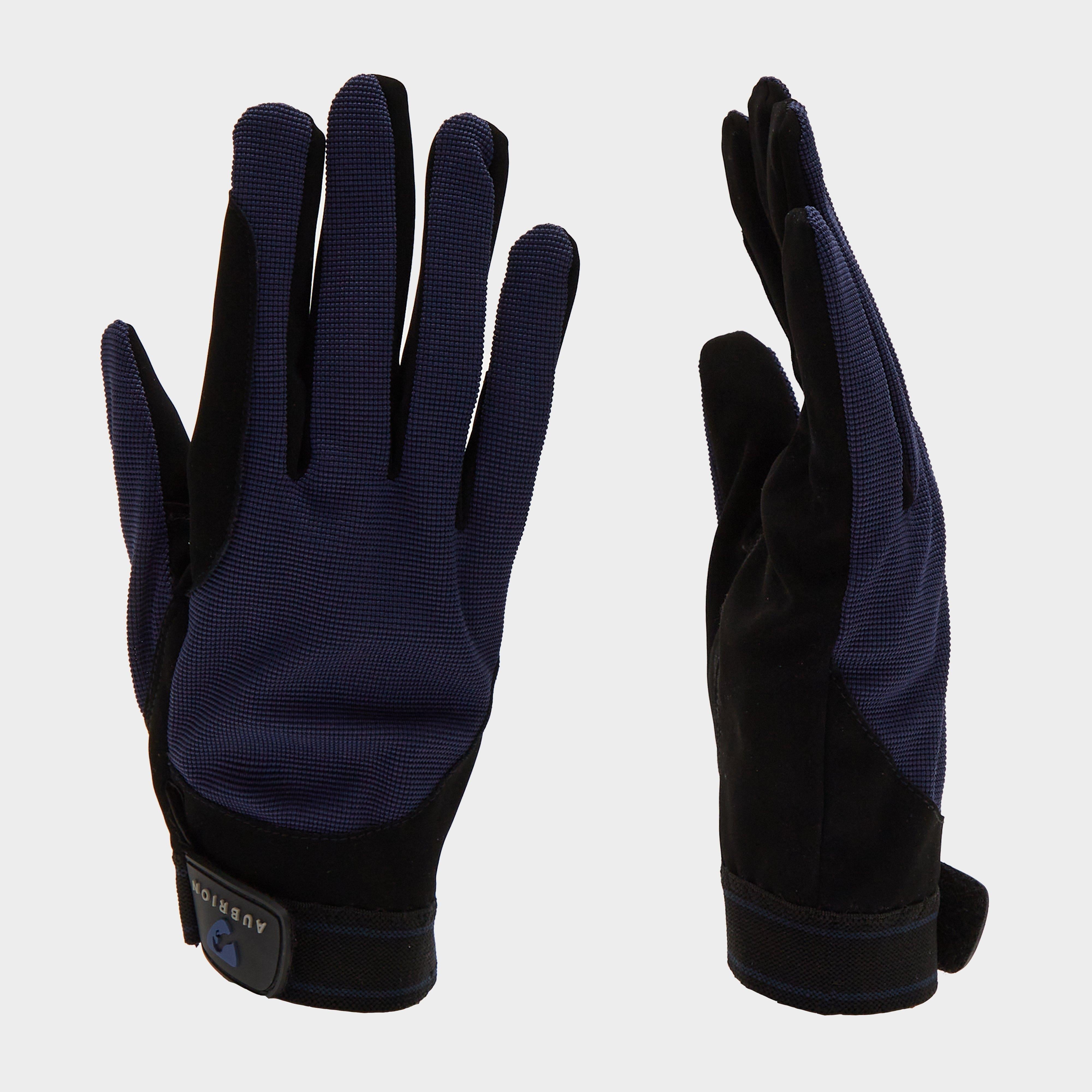 Mesh Riding Gloves Navy