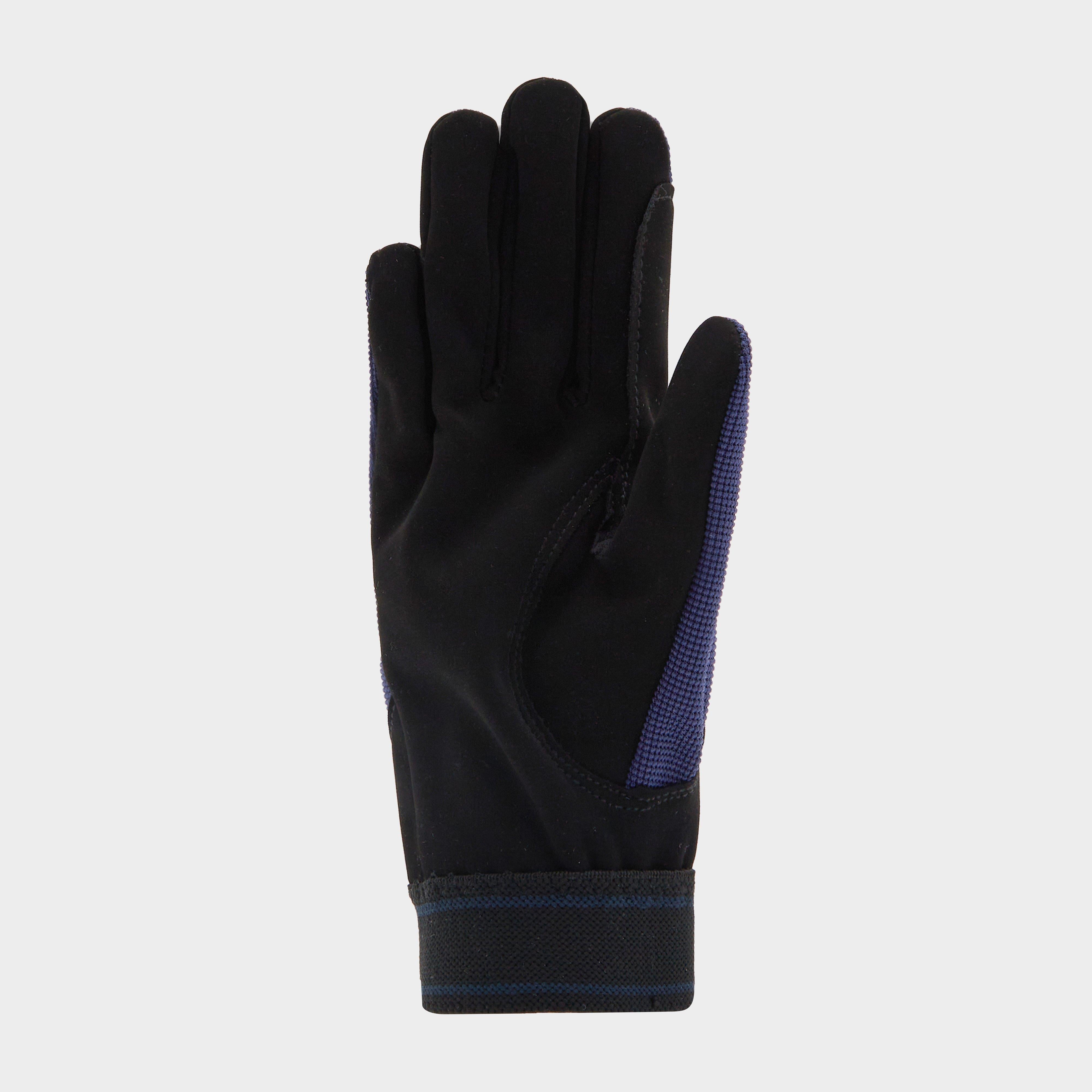 Kids Mesh Riding Gloves Navy
