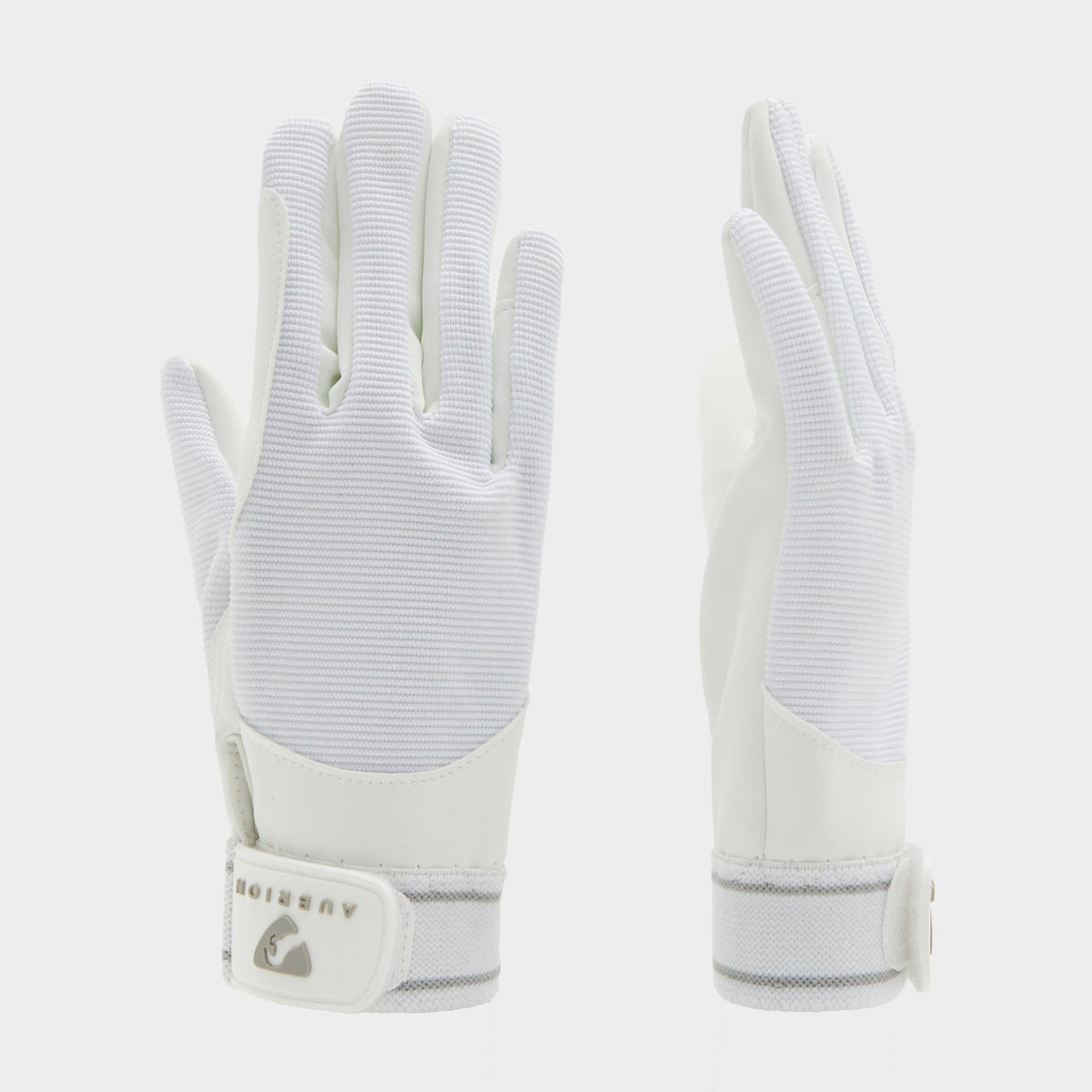 Kids Mesh Riding Gloves White