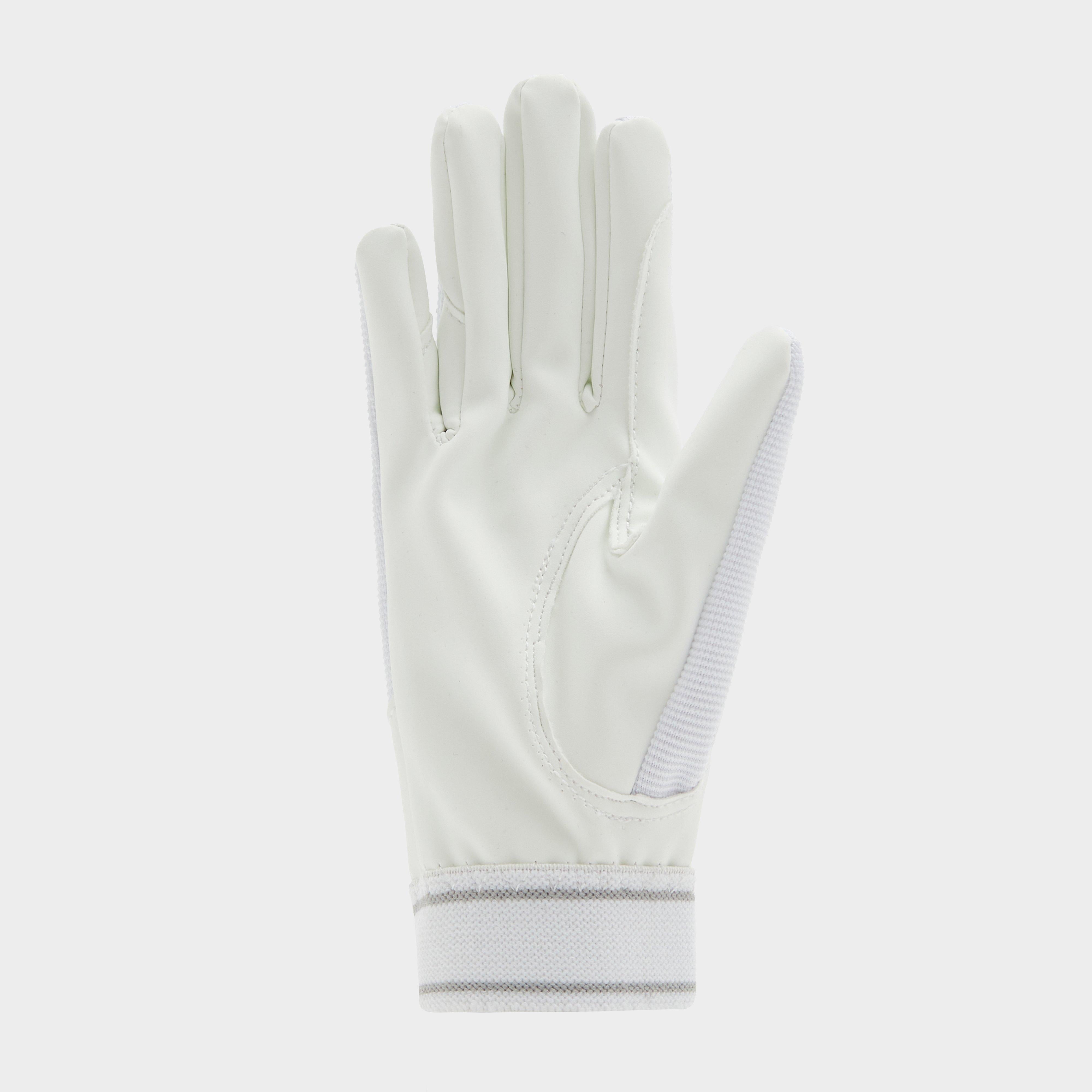 Kids Mesh Riding Gloves White