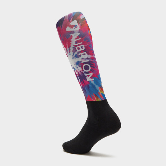 Young Rider Hyde Park Socks Pink Tie Dye
