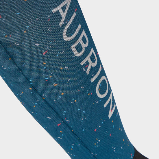 Young Rider Hyde Park Socks Teal Ditsy