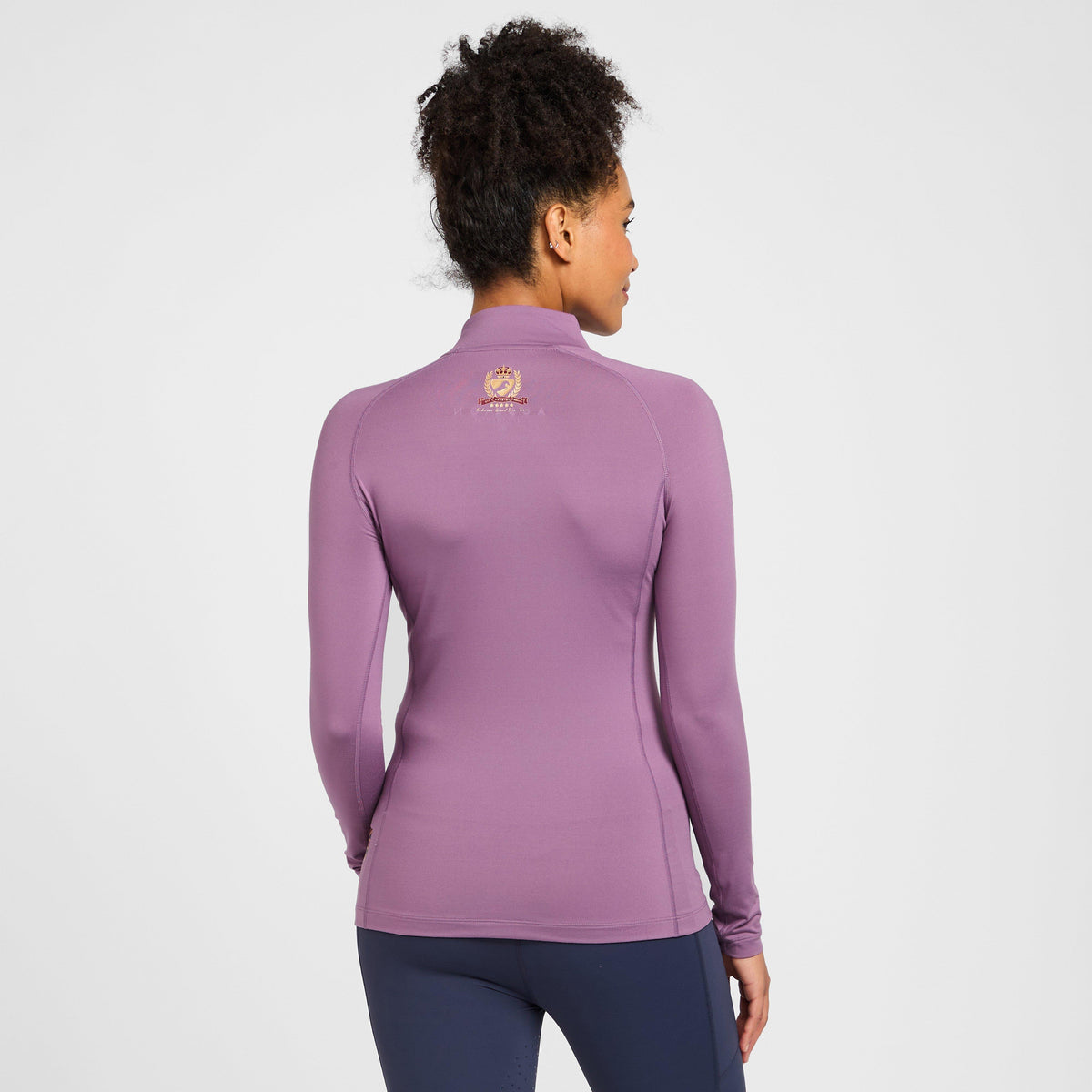 Womens Team Long Sleeved Base Layer Mauve