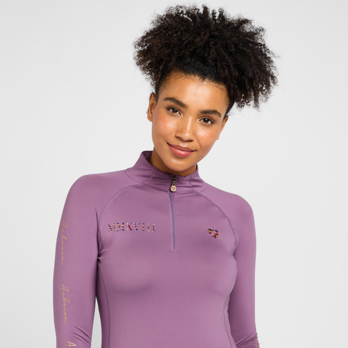 Womens Team Long Sleeved Base Layer Mauve
