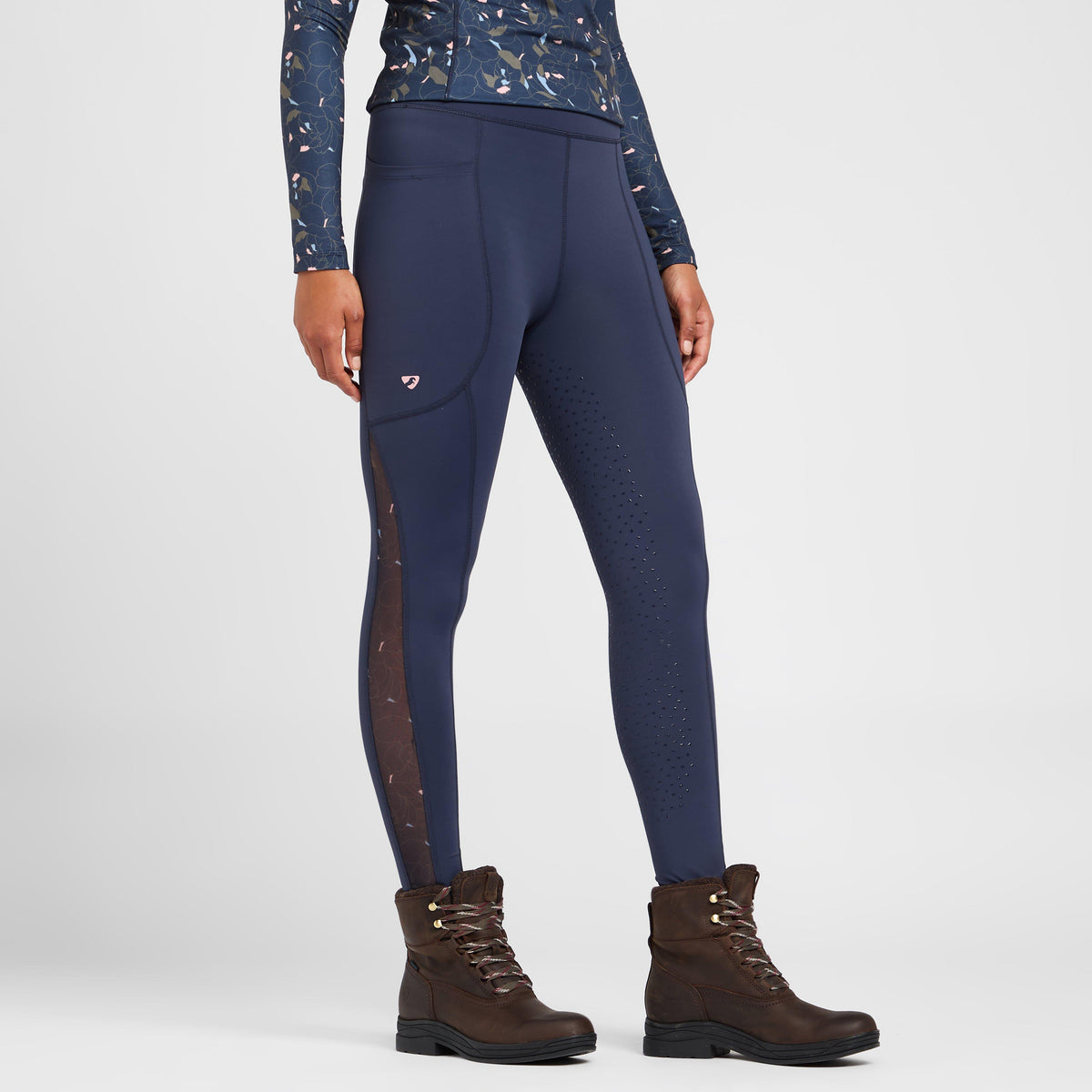 Womens Rhythm Riding Tights Navy