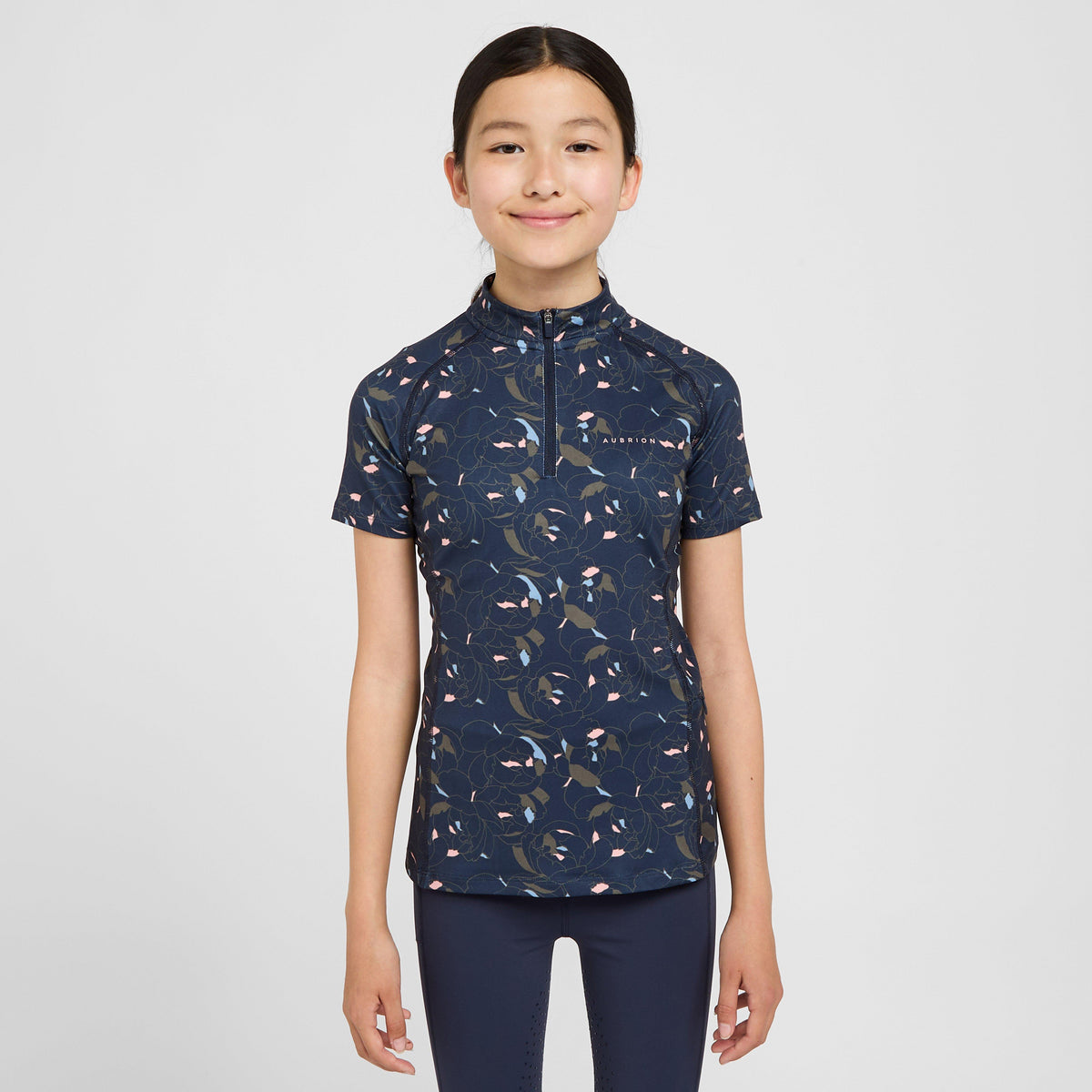 Young Rider Revive Short Sleeve Base Layer Peony Print