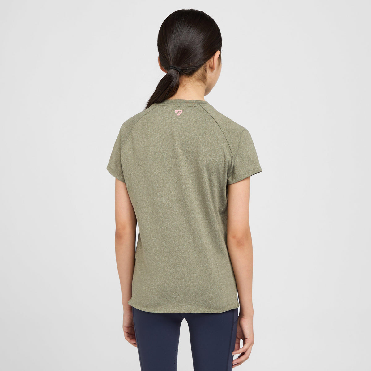 Young Rider Energise Tech T-Shirt Olive