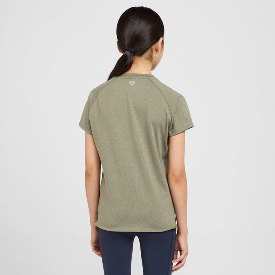 Young Rider Energise Tech T-Shirt Olive