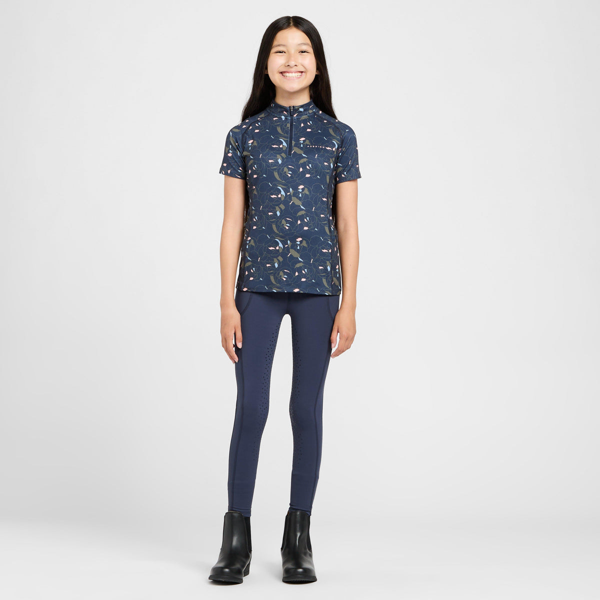 Young Rider Rhythm Riding Tights Navy