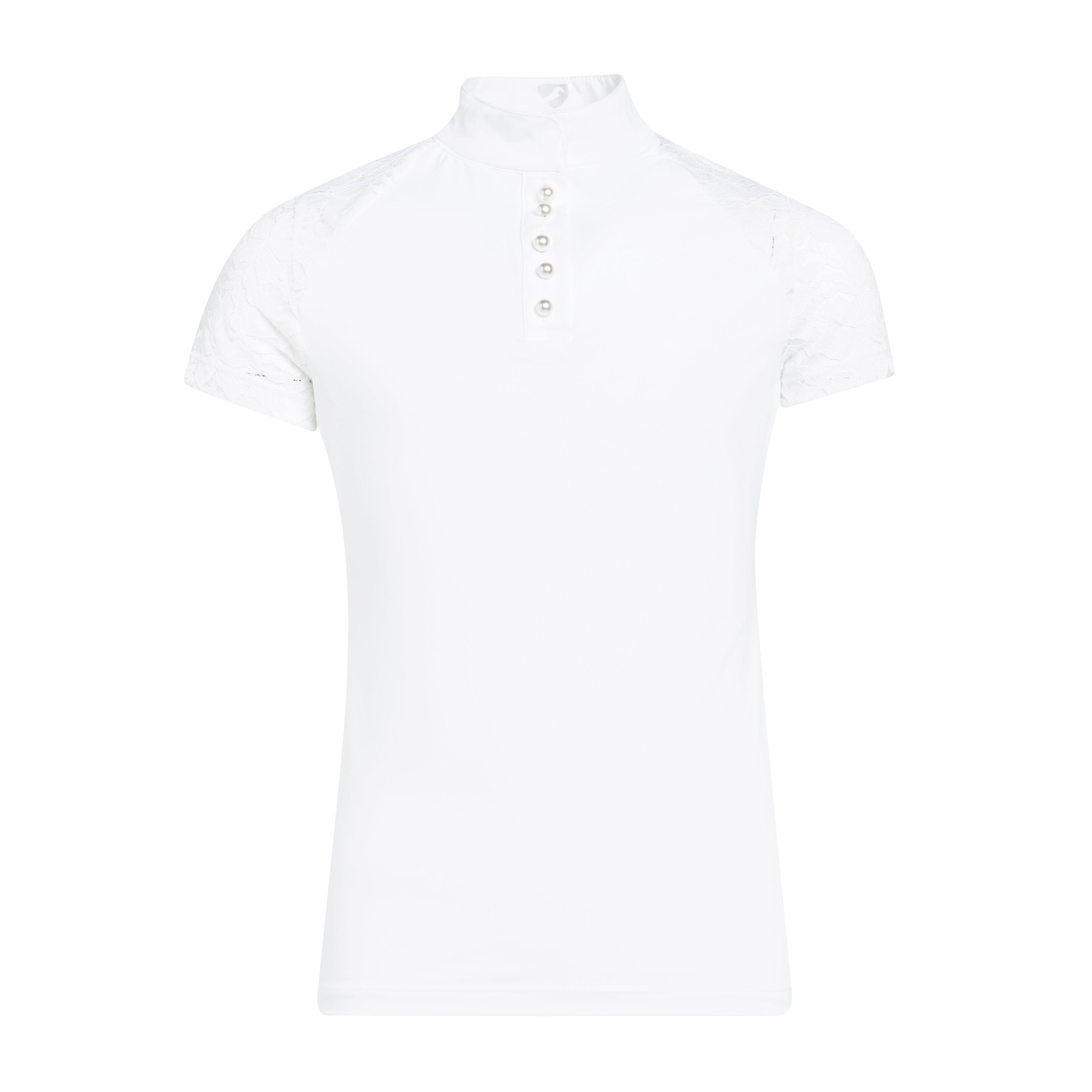 Young Rider Moorgate Show Shirt White