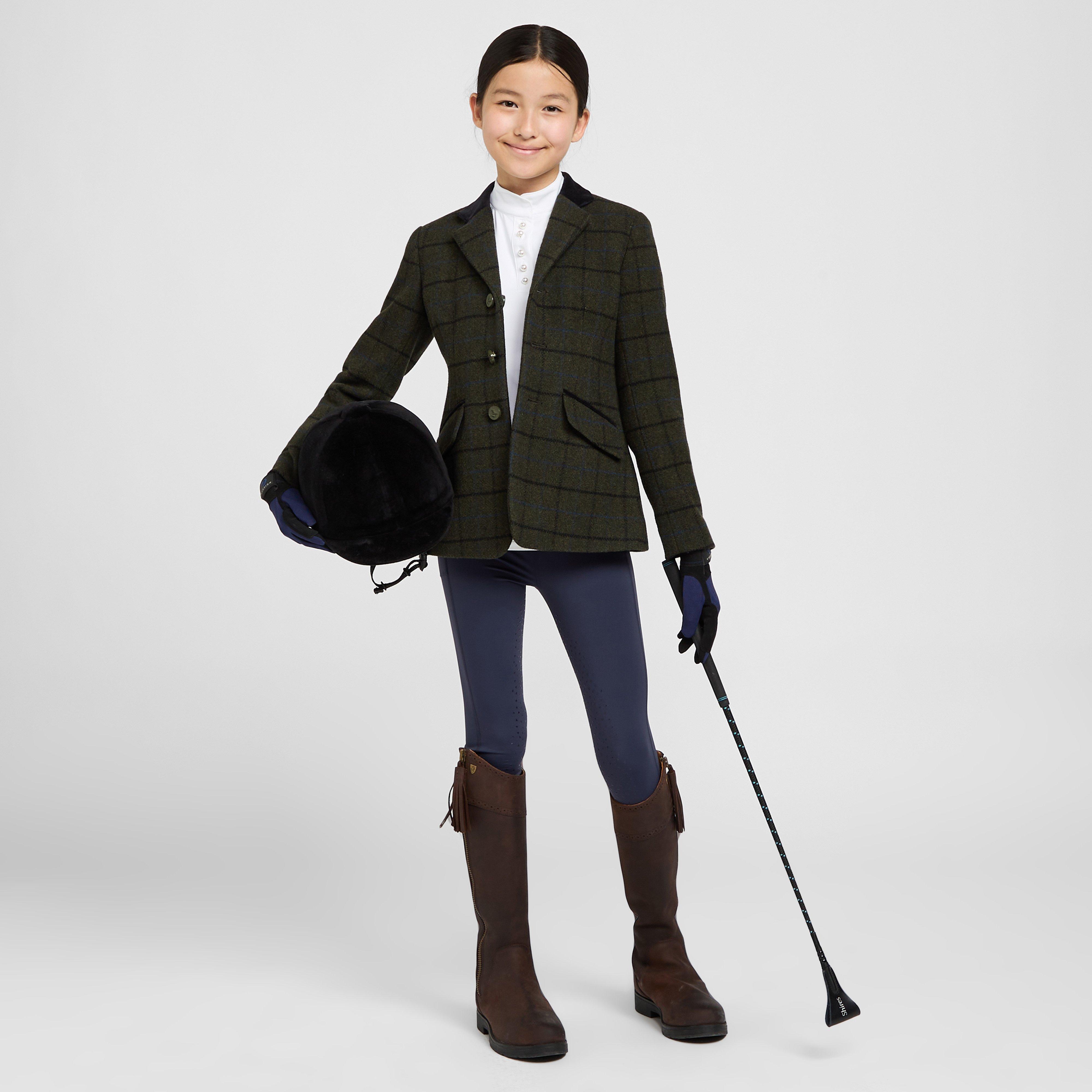 Childs Saratoga Tweed Jacket Dark Green Check