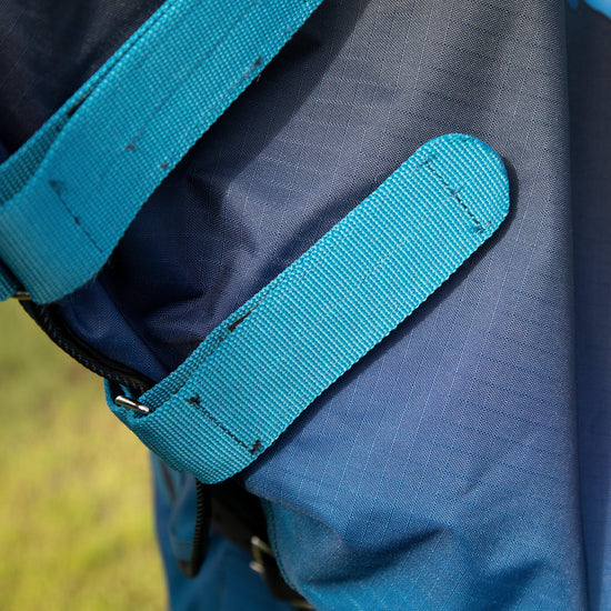 Tempest Original Lite 0g Combo Neck Turnout Rug Blue Skeleton