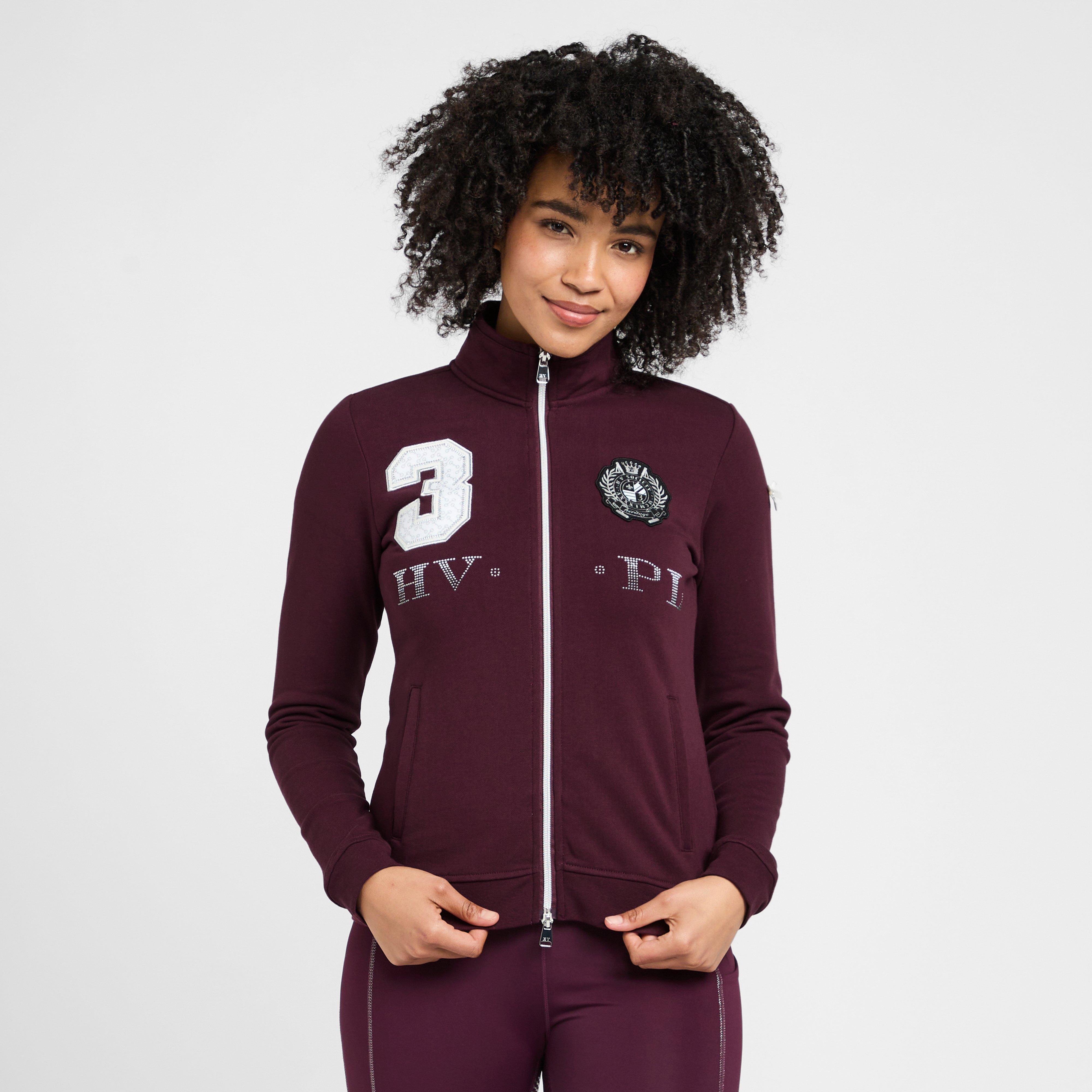 Womens Favouritas Gold Sweat Cardigan Dark Berry