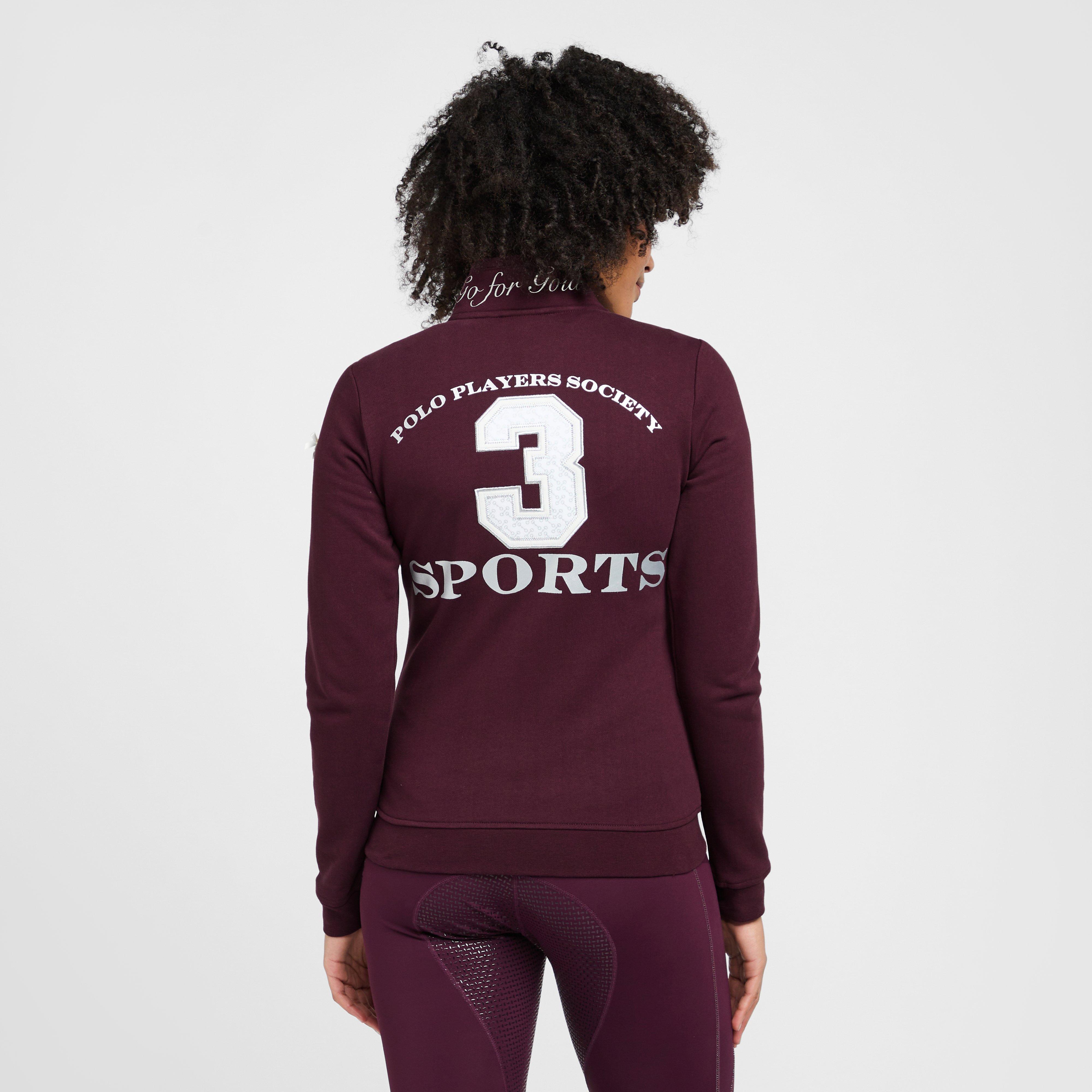 Womens Favouritas Gold Sweat Cardigan Dark Berry