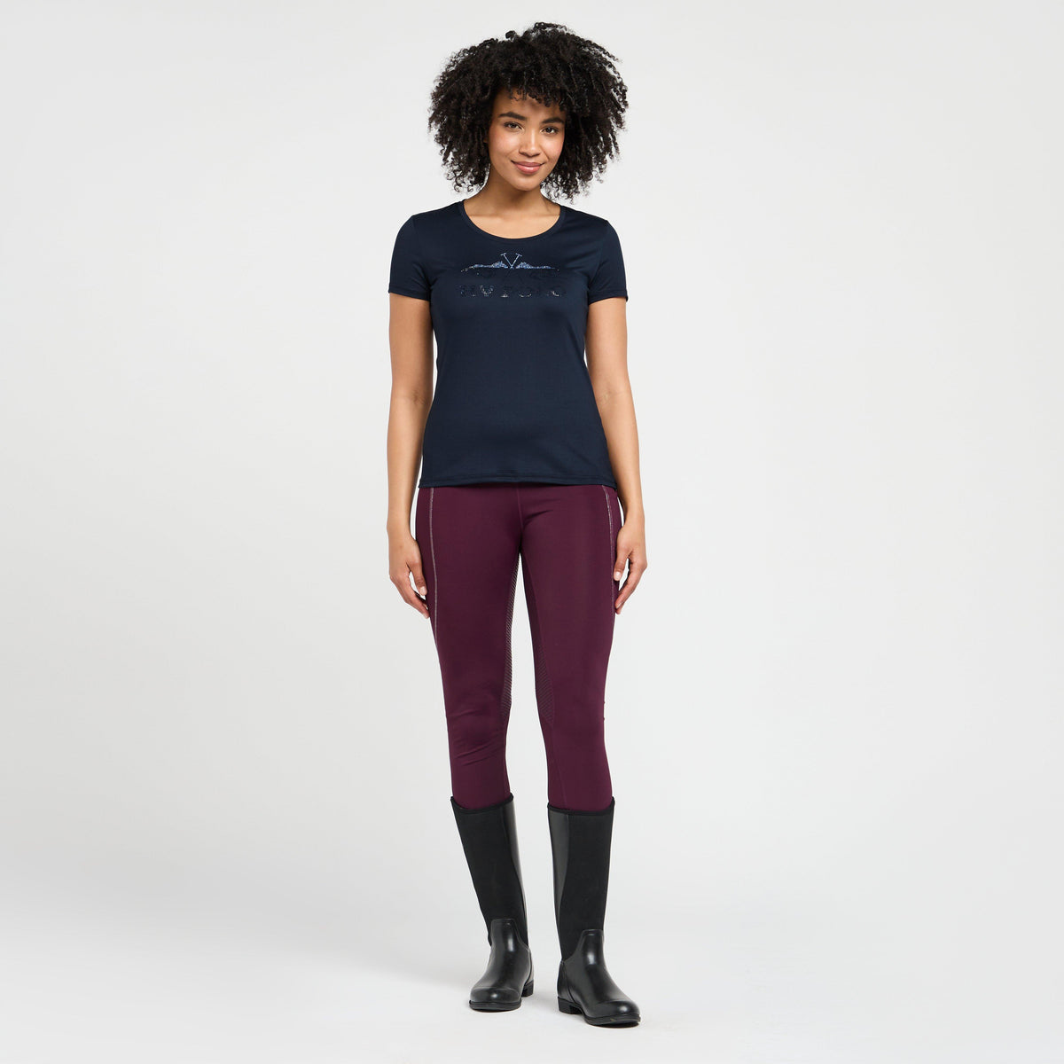Womens Favouritas Limited Tech T-Shirt Navy