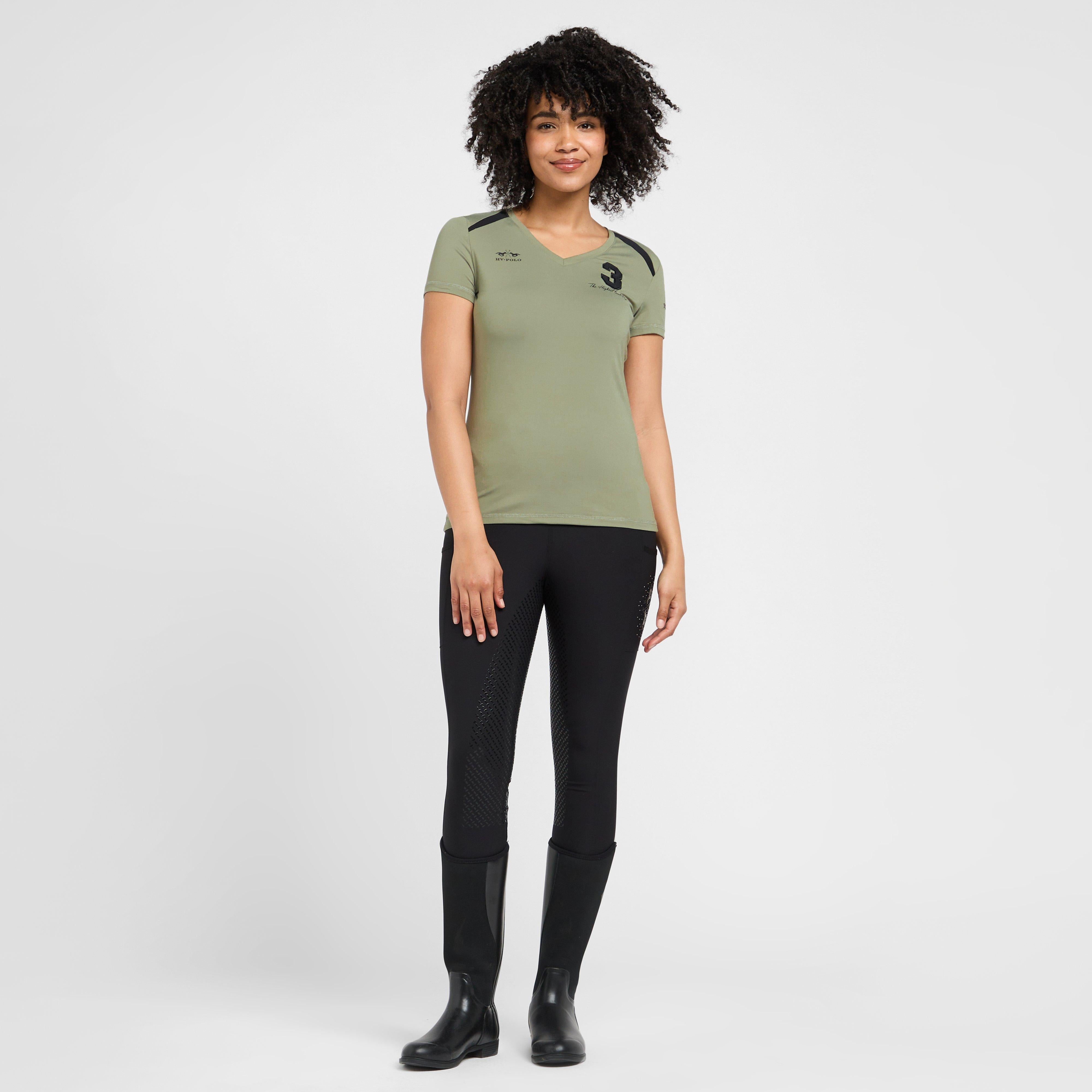 Womens Favouritas Tech T-Shirt Oil Green