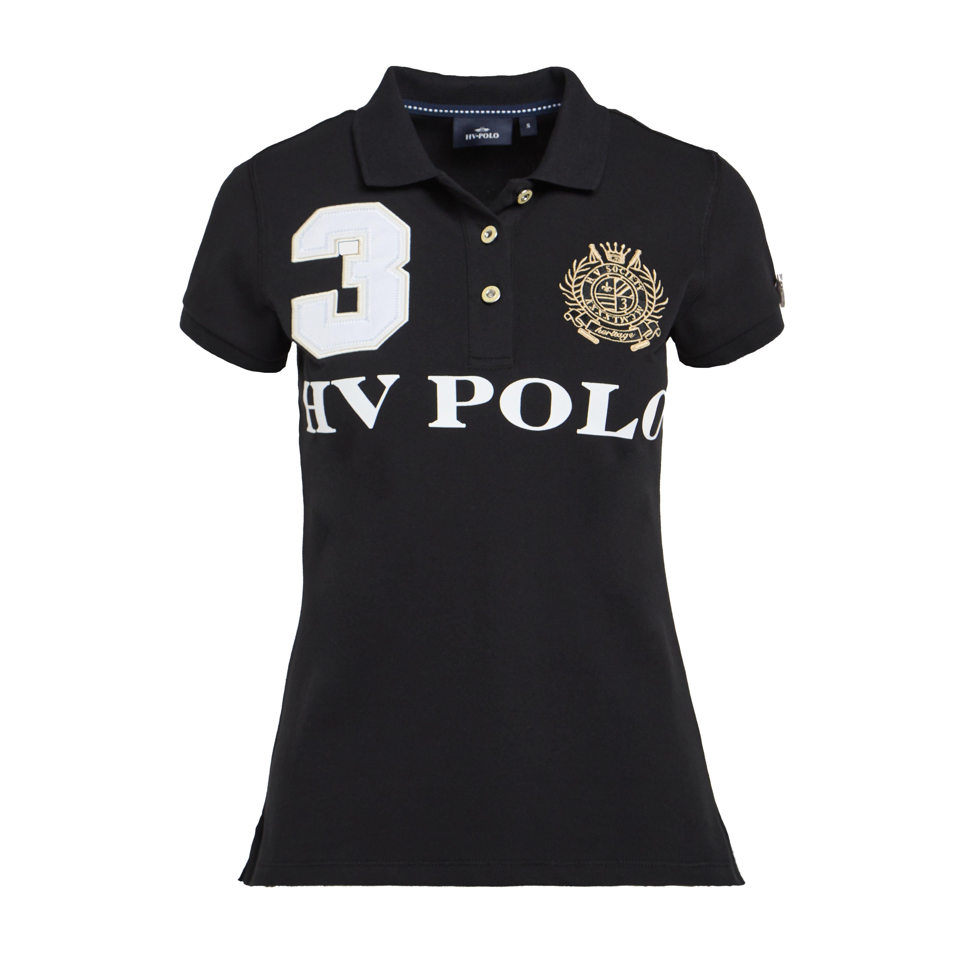 Womens Favouritas EQ Polo Shirt Black
