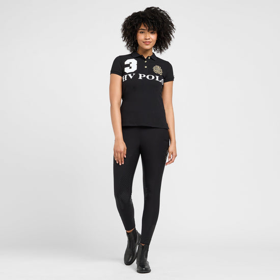 Womens Classic Full Seat Riding Tights Black