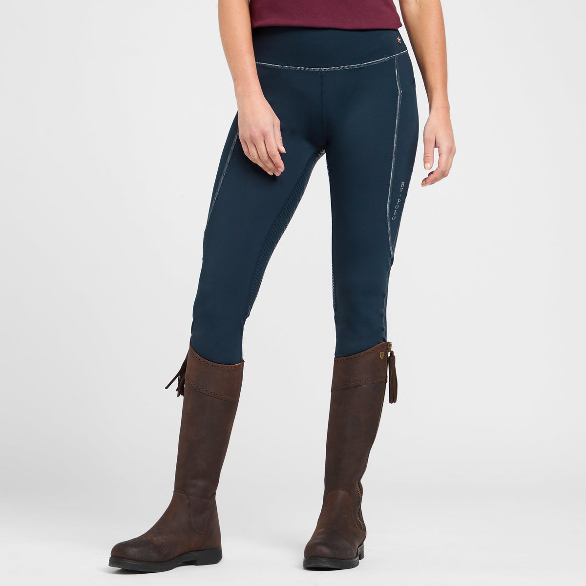 Womens Sporty Sue Full Seat Riding Tights Navy