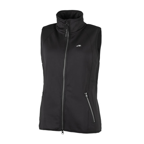 Womens Harriet Softshell Gilet Cool Black