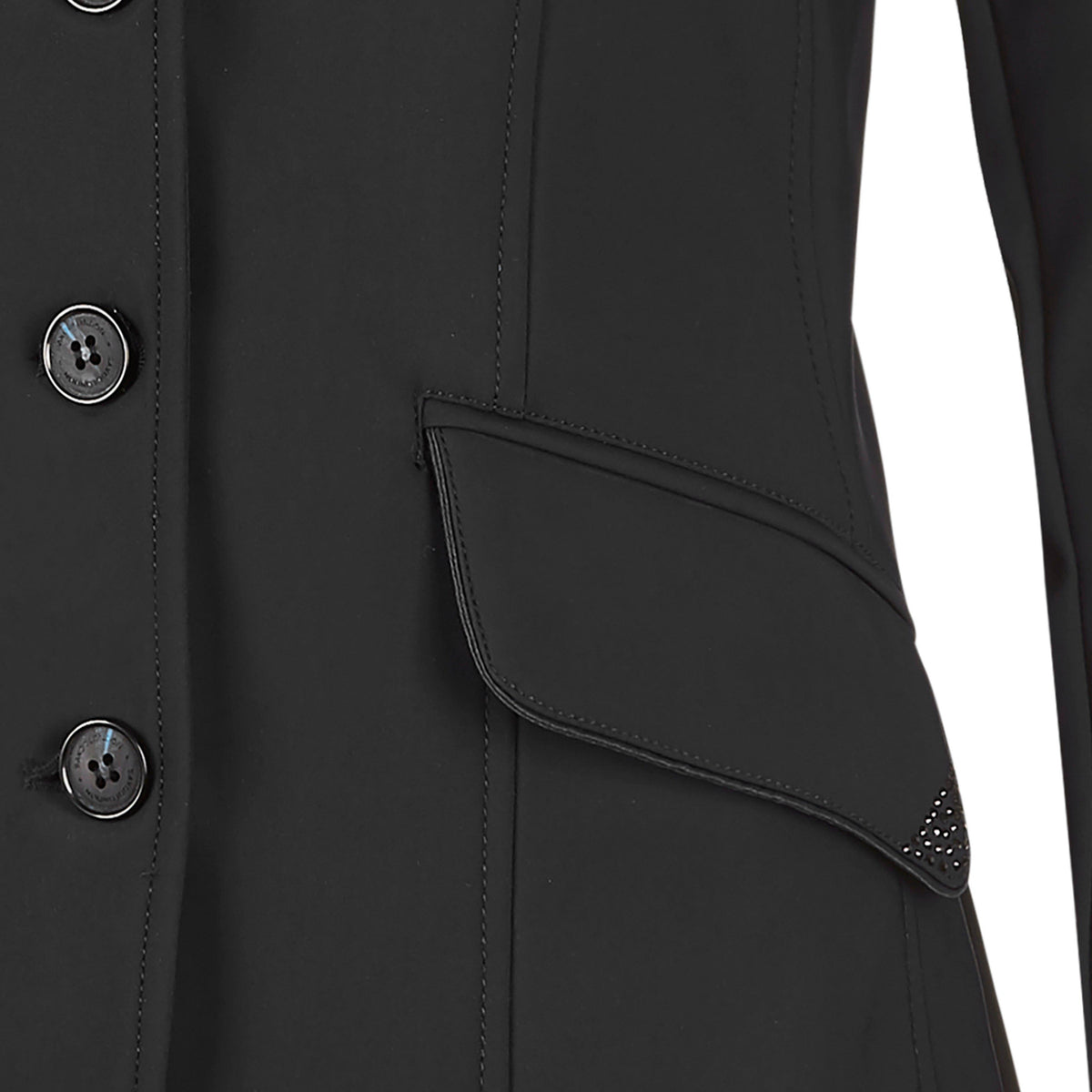 Womens Angelina Style Show Jacket Cool Black