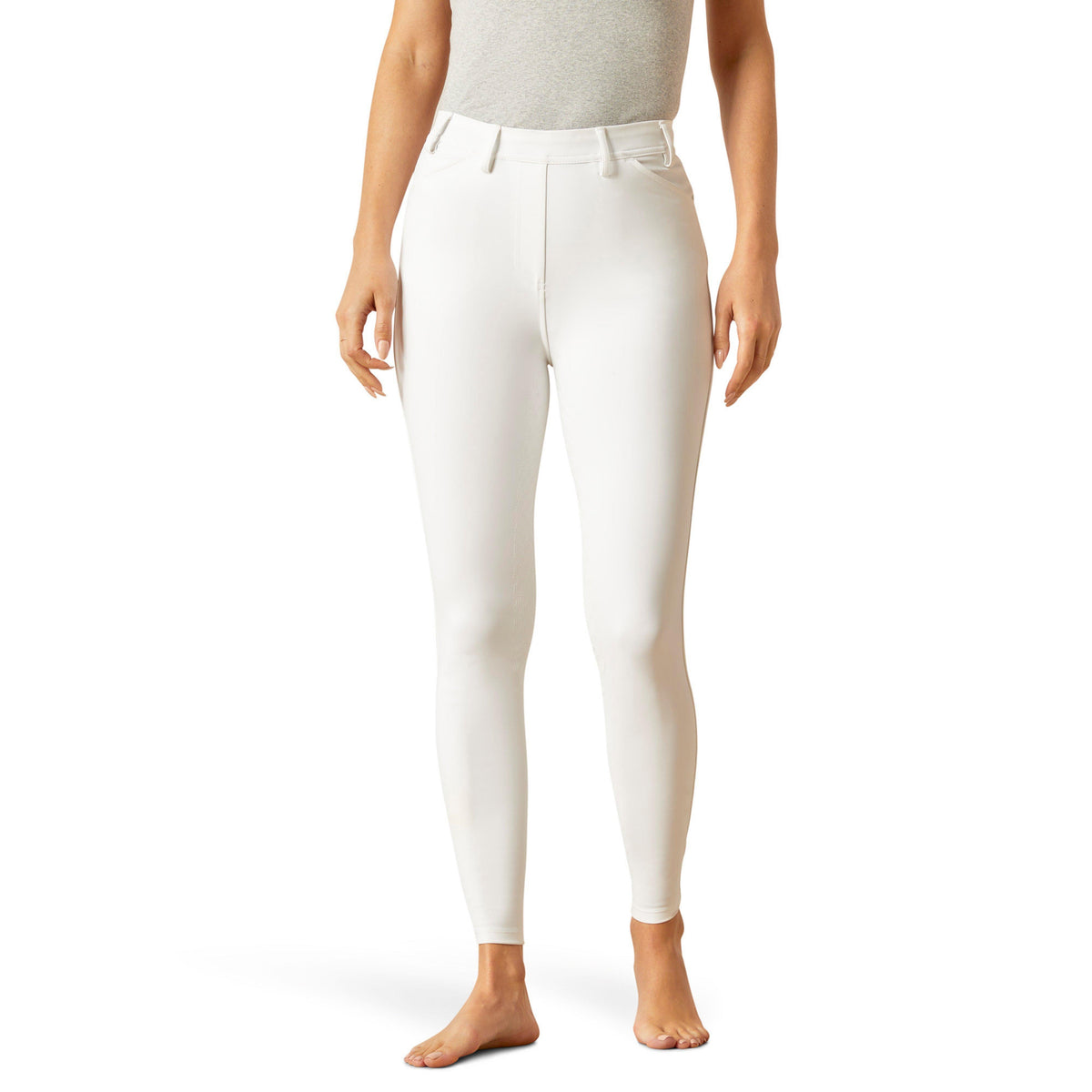 Womens Tri Factor Full Seat Riding Tights White