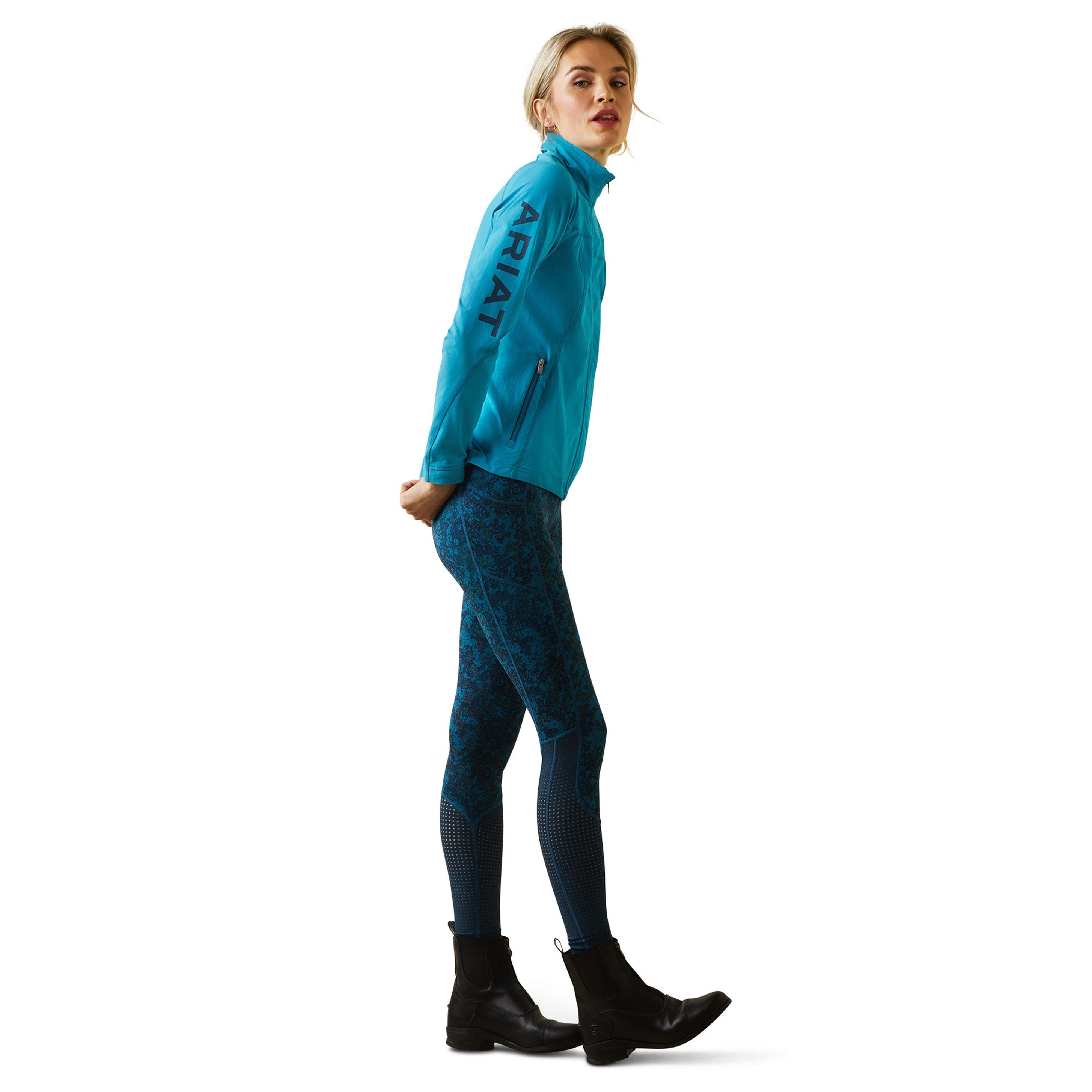 Womens Agile Softshell Jacket Mosaic Blue