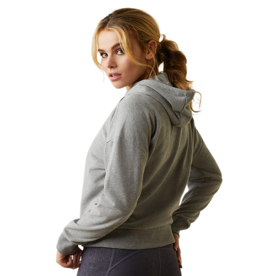 Womens Just Hoodie Heather Grey