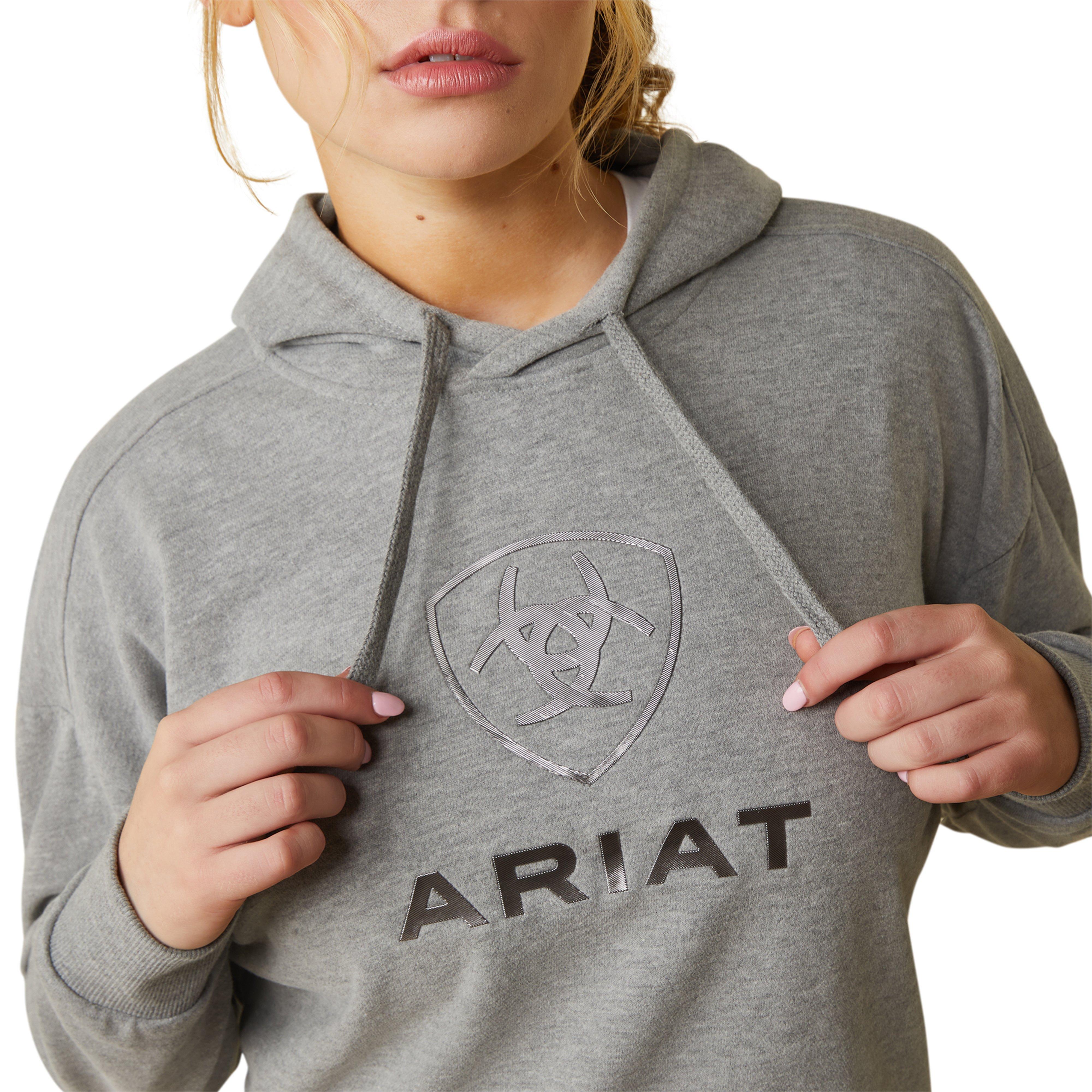 Womens Just Hoodie Heather Grey
