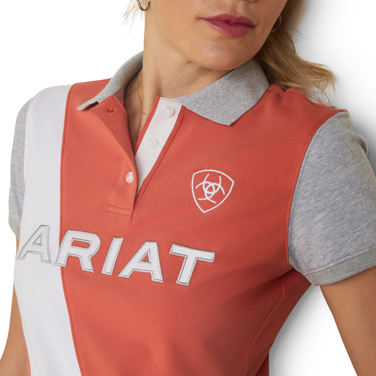 Womens Taryn Short Sleeved Polo Shirt Burnt Sienna