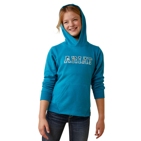 Kids 3D Logo 2.0 Hoodie Mosaic Blue