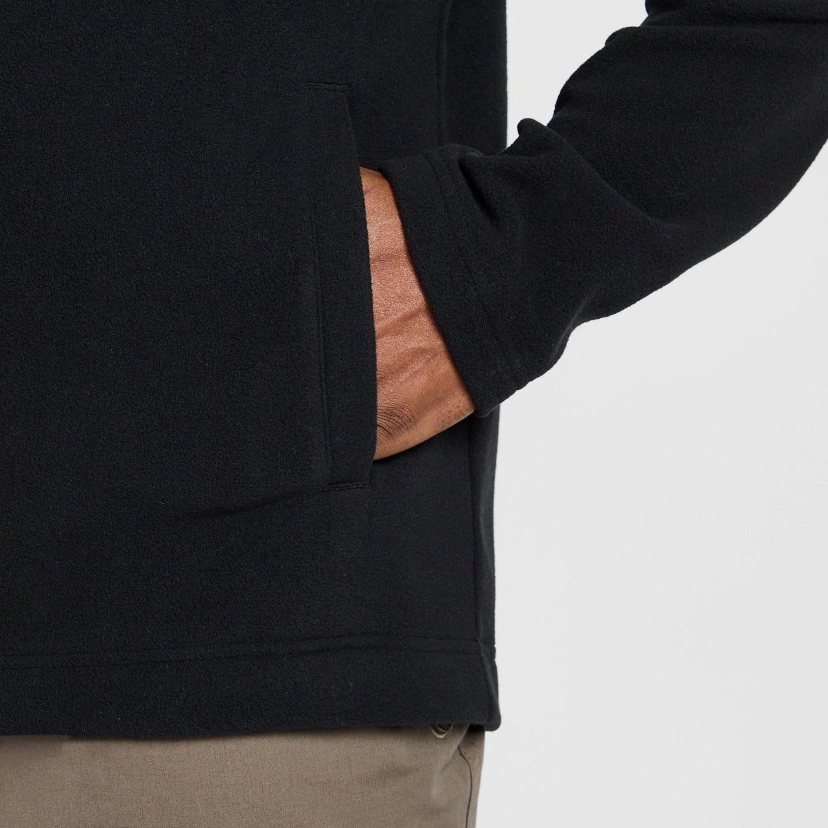 Mens Bracken Full Zip Fleece Black