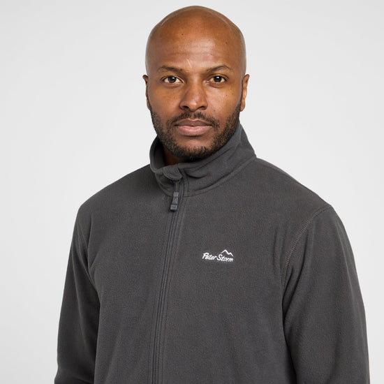 Mens Bracken Full Zip Fleece Grey