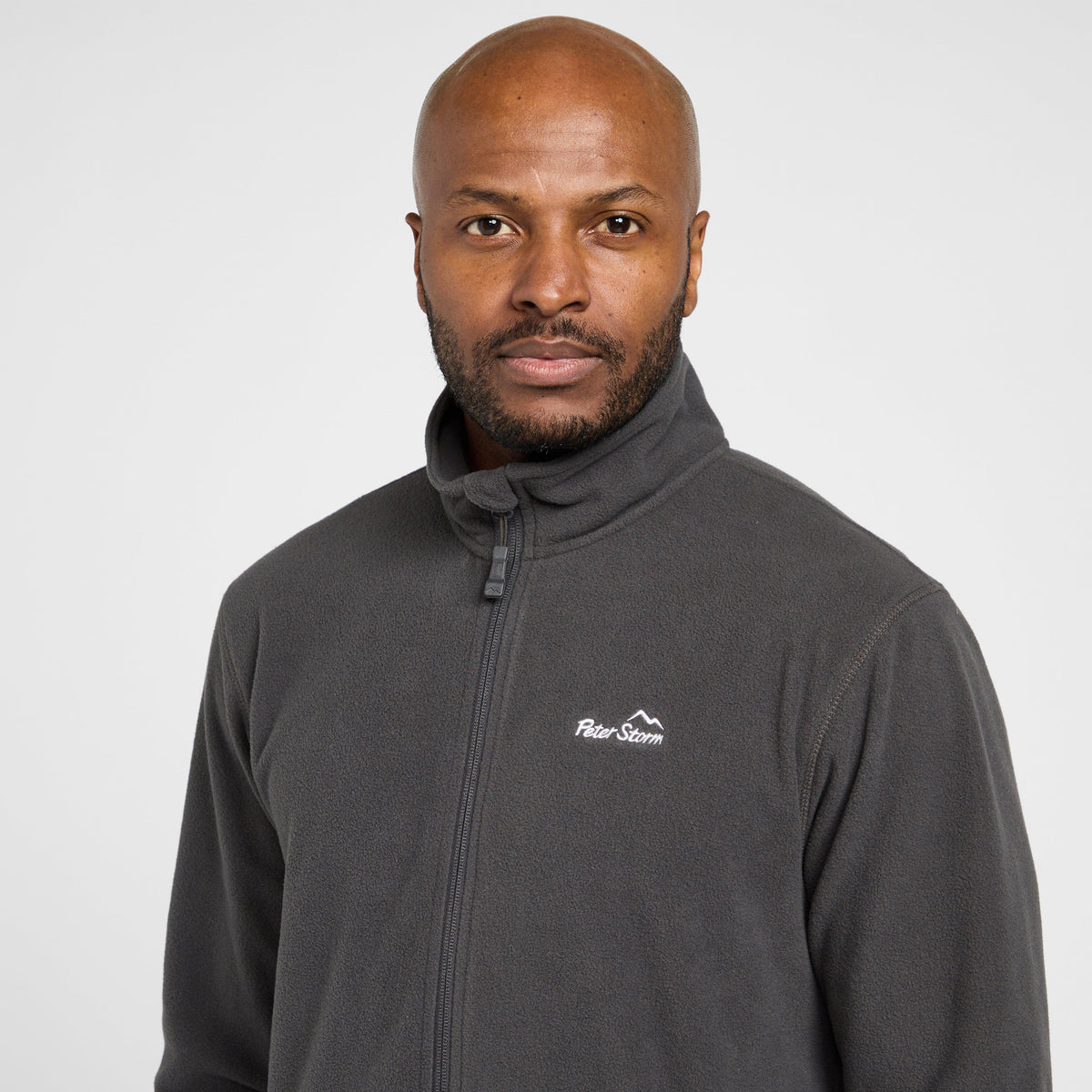 Mens Bracken Full Zip Fleece Grey