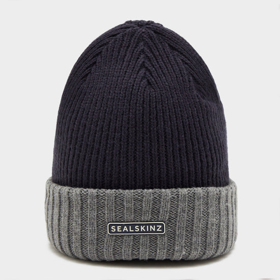 Bacton Waterproof Beanie Navy/Grey