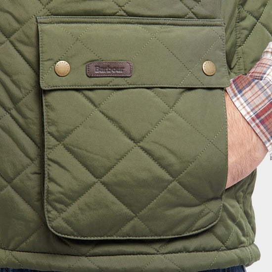 Mens Fernwood Gilet Olive