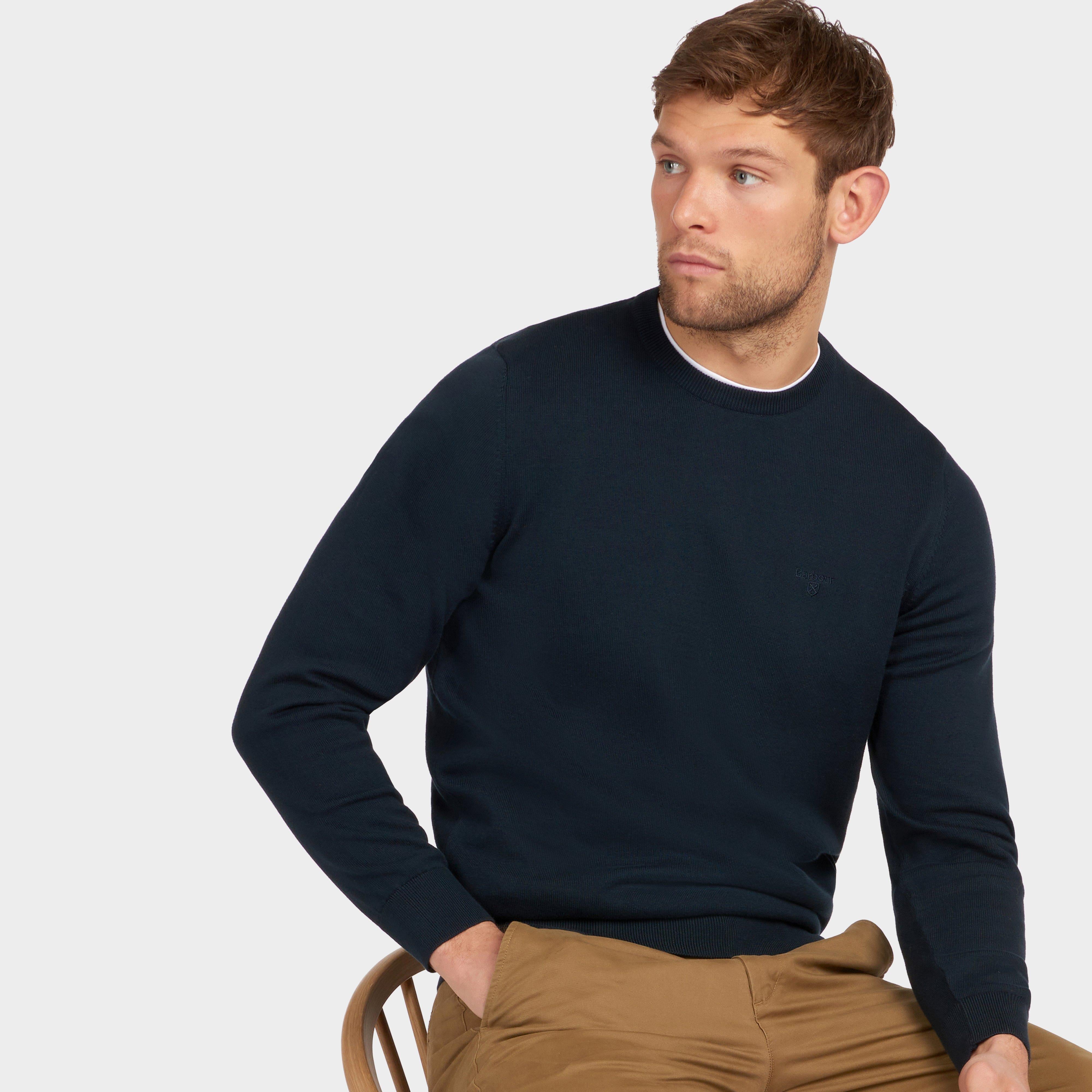 Mens Pima Cotton Crew Neck Sweater