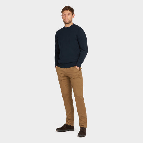 Mens Pima Cotton Crew Neck Sweater