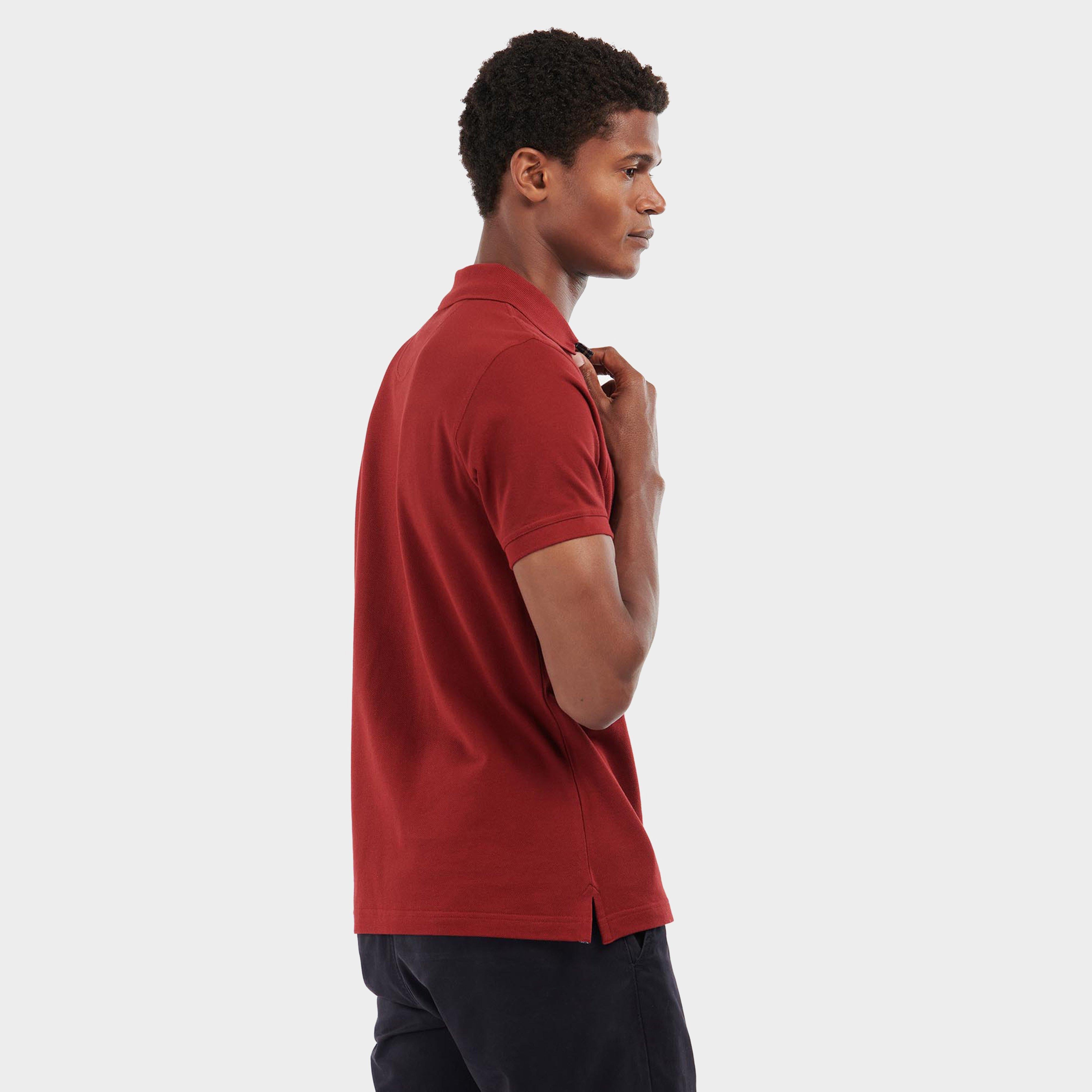 Mens Tartan Qique Polo Shirt Wine