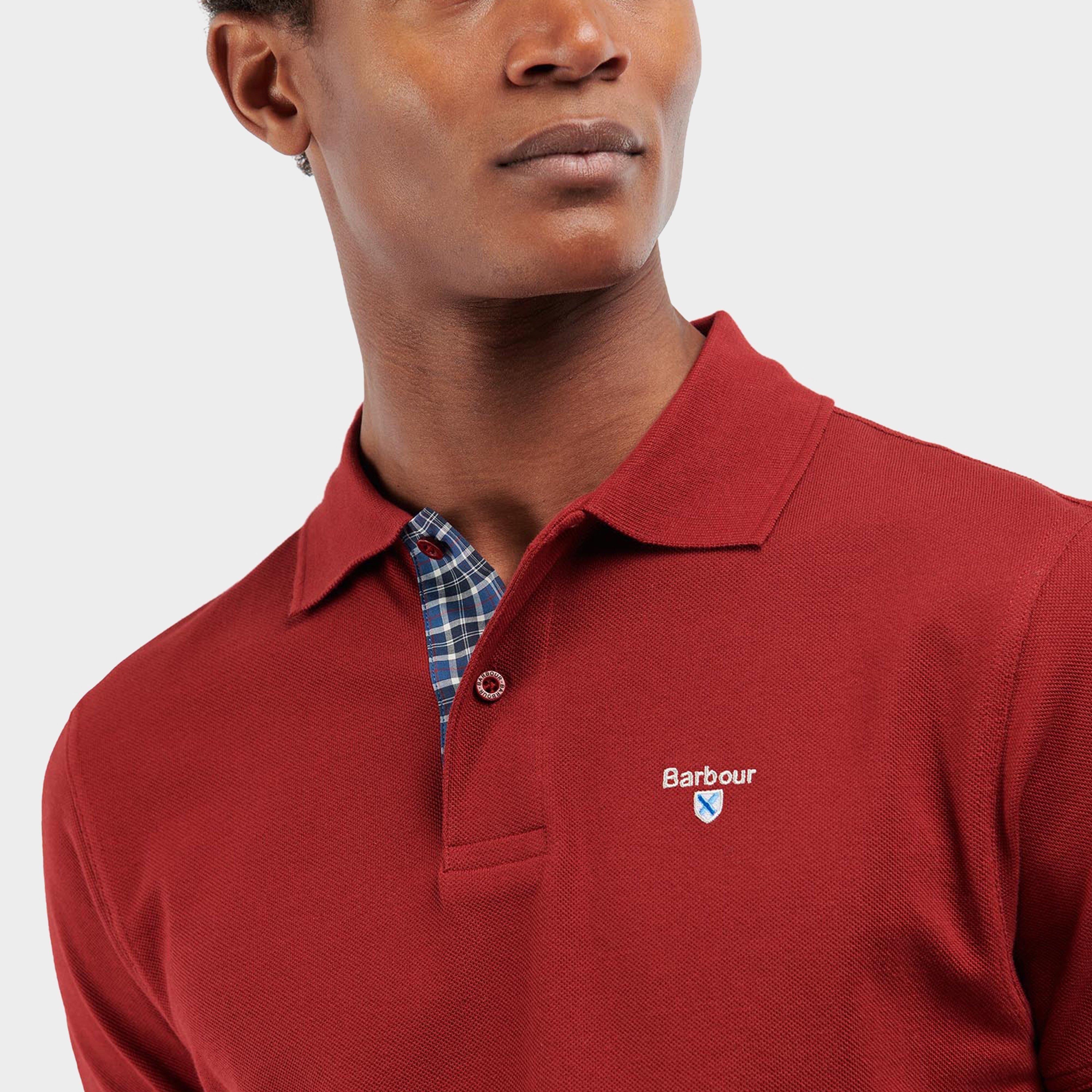Mens Tartan Qique Polo Shirt Wine