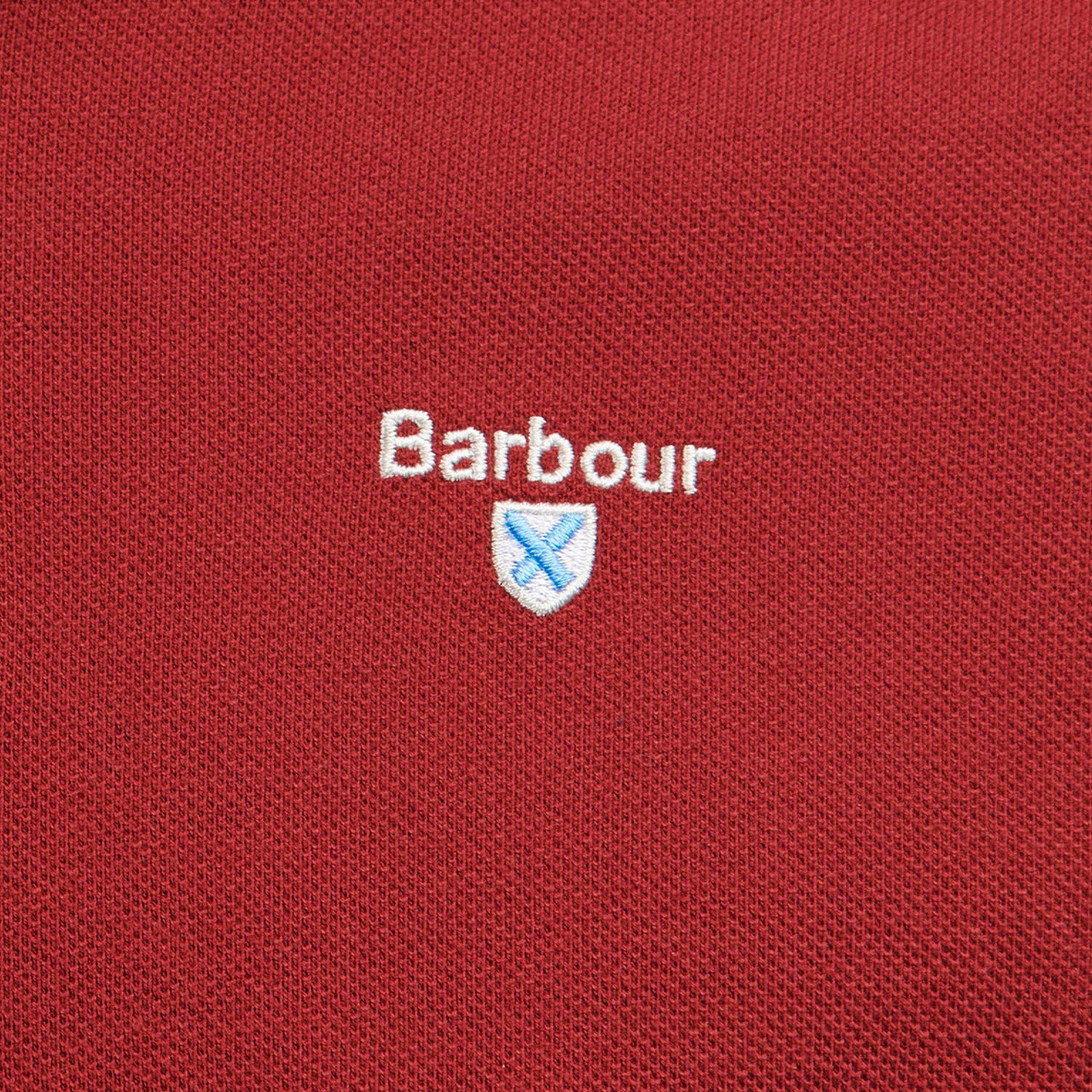 Mens Tartan Qique Polo Shirt Wine