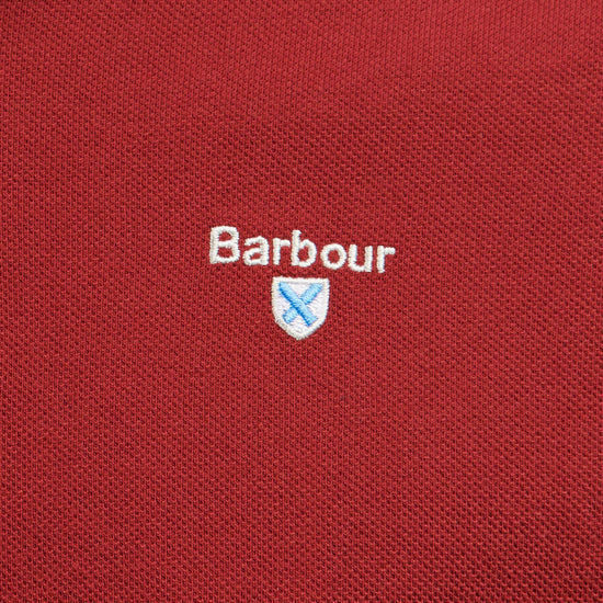 Mens Tartan Qique Polo Shirt Wine