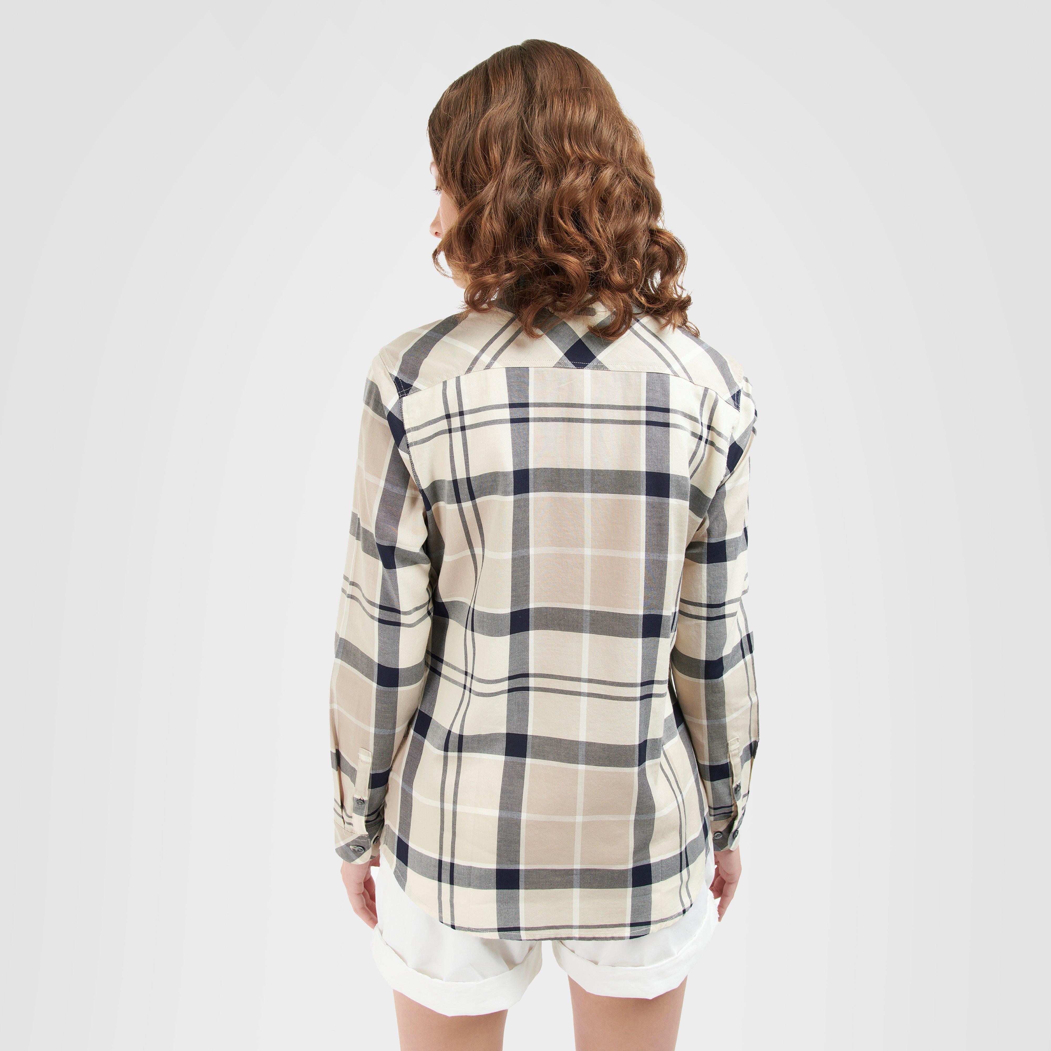 Womens Bredon Shirt Indigo Tartan