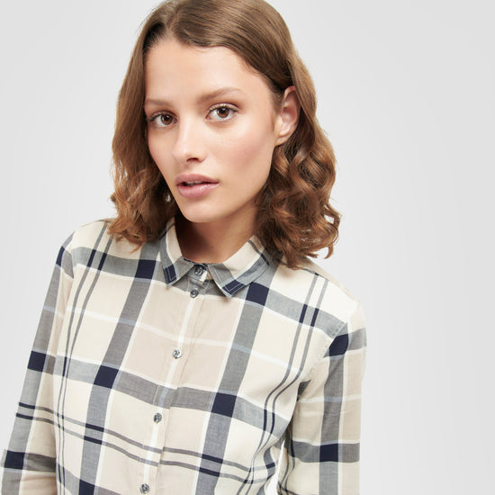 Womens Bredon Shirt Indigo Tartan