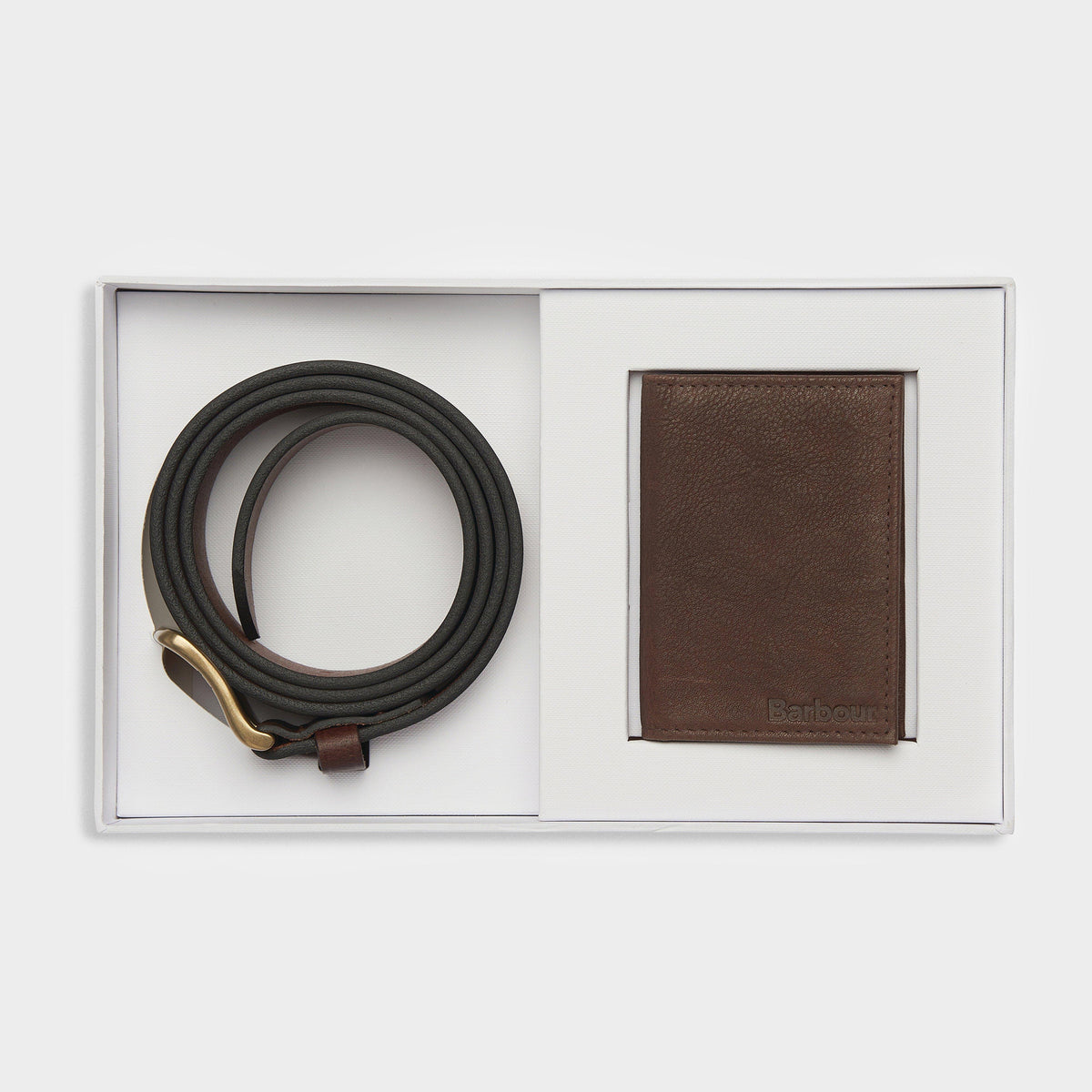 Haydon Wallet & Belt Gift Set Brown
