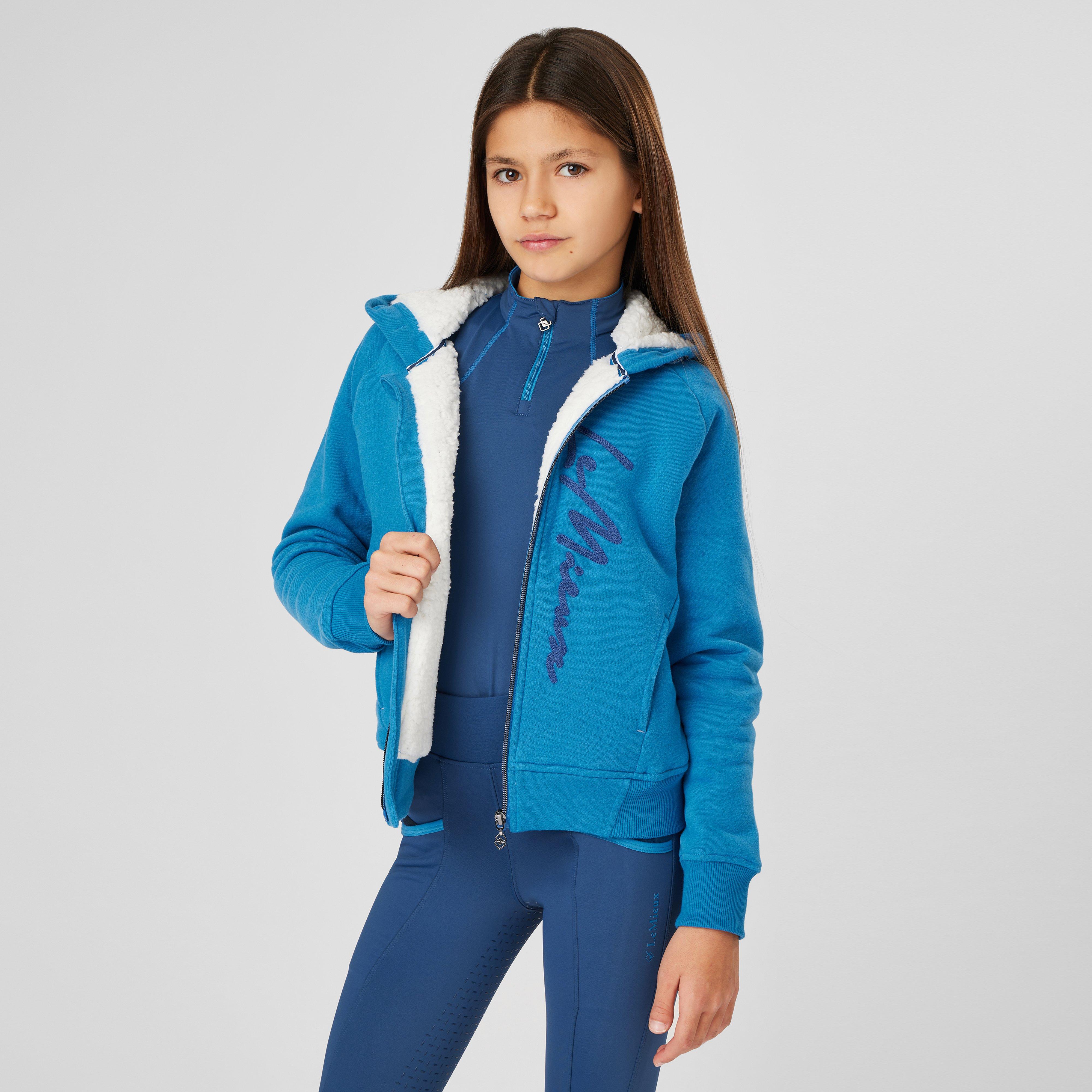 Young Rider Sherpa Lined Hollie Hoodie Atlantic