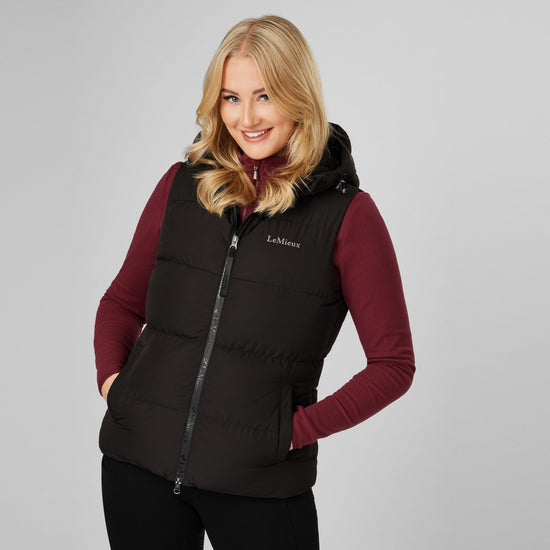 Womens Kenza Puffer Gilet Black