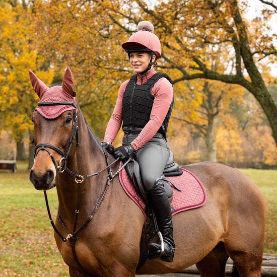 Classique Suede Close Contact Saddle Pad Orchid
