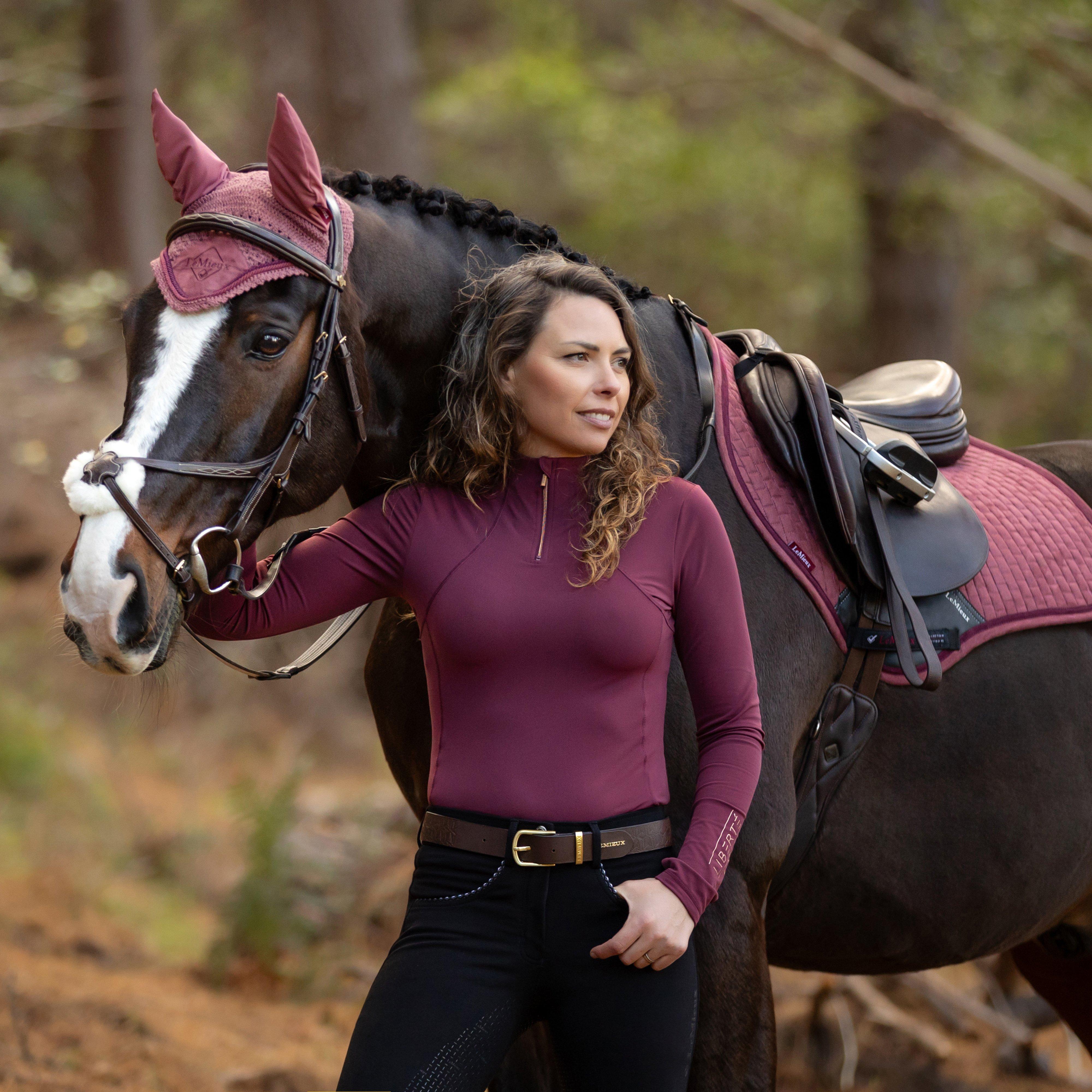 Classique Suede Close Contact Saddle Pad Orchid